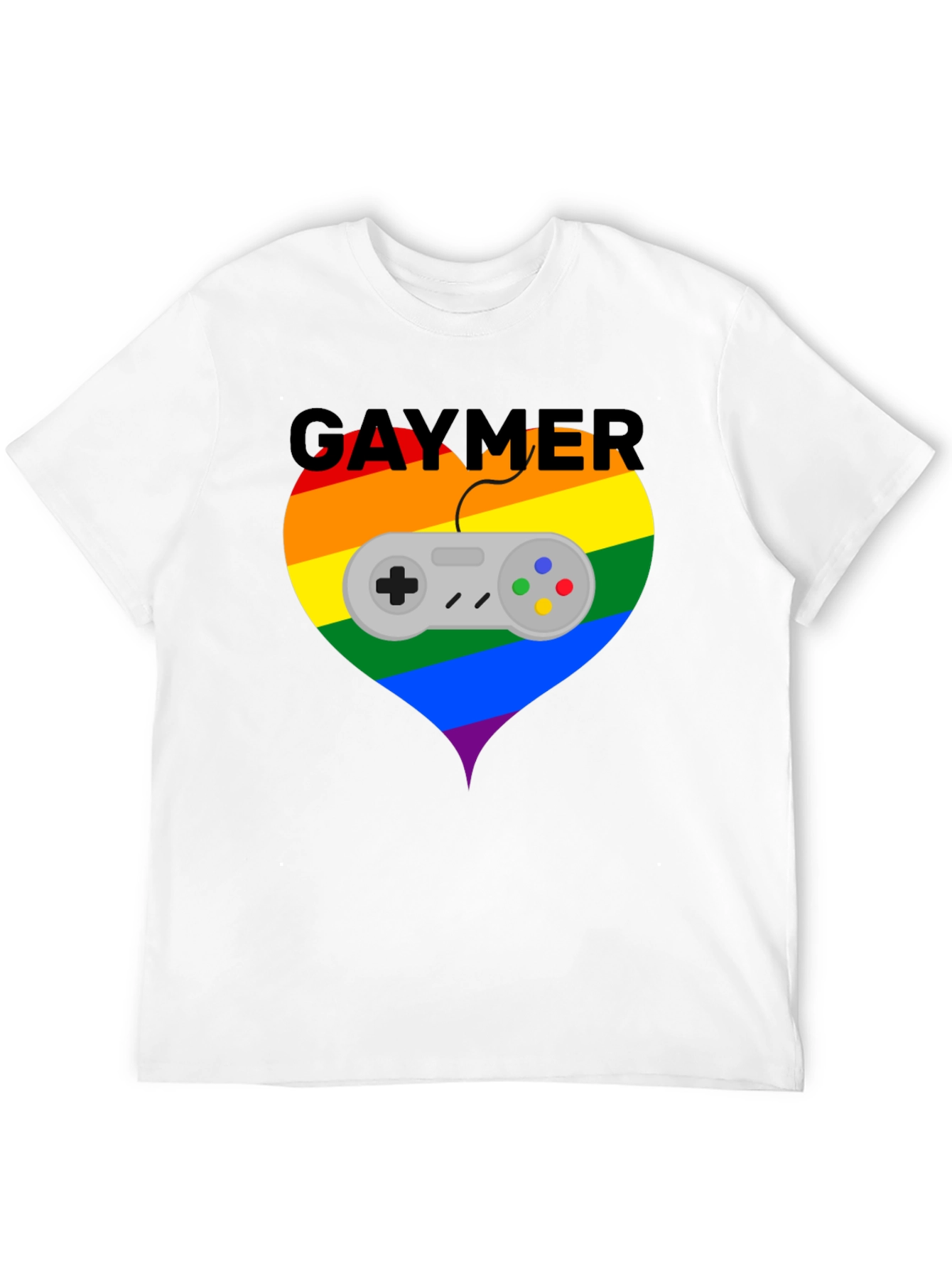 Gaymer Pride Graphic Tee - LGBT Gaming T-Shirt