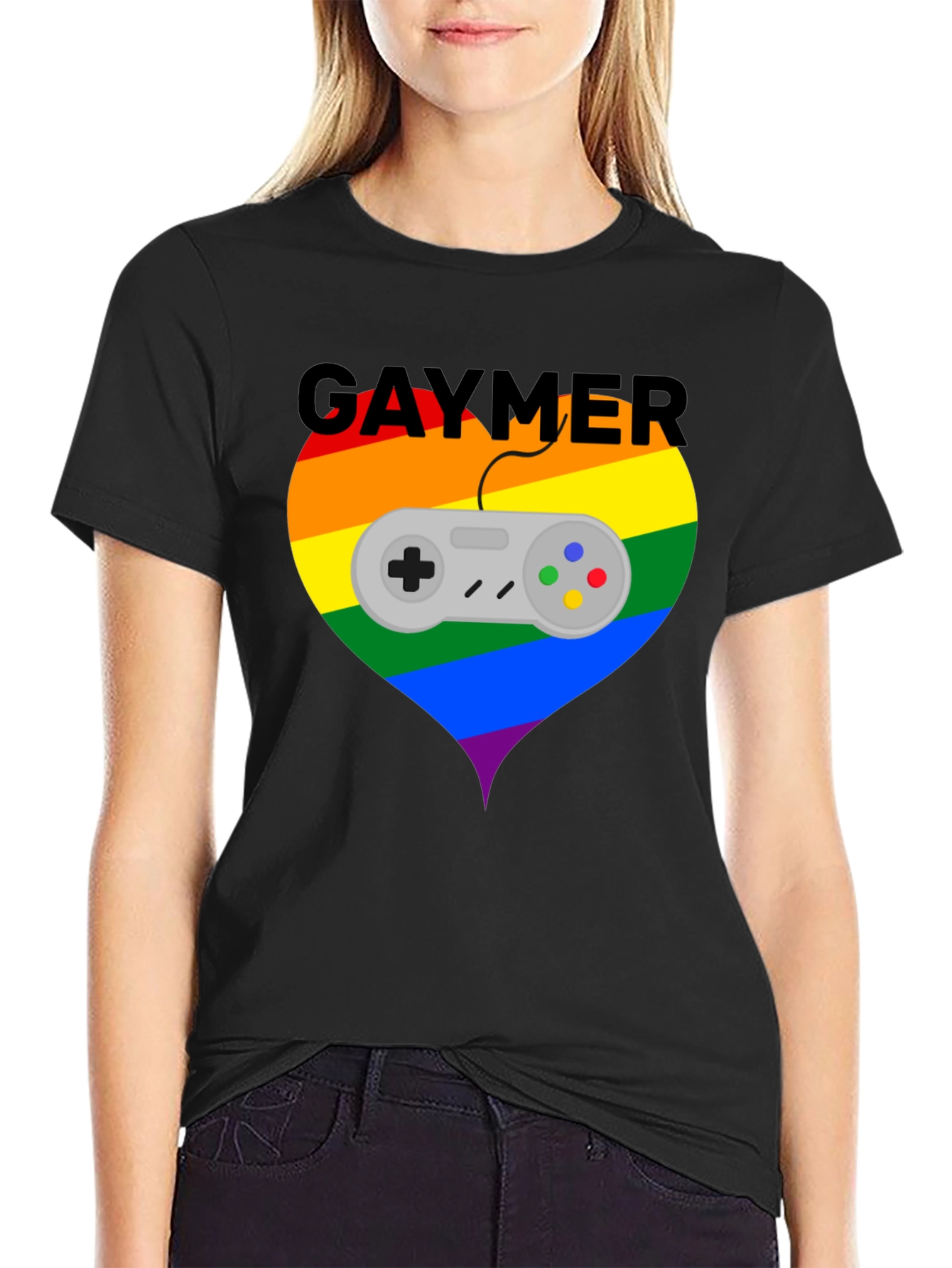 Gaymer Pride Graphic Tee - LGBT Gaming T-Shirt