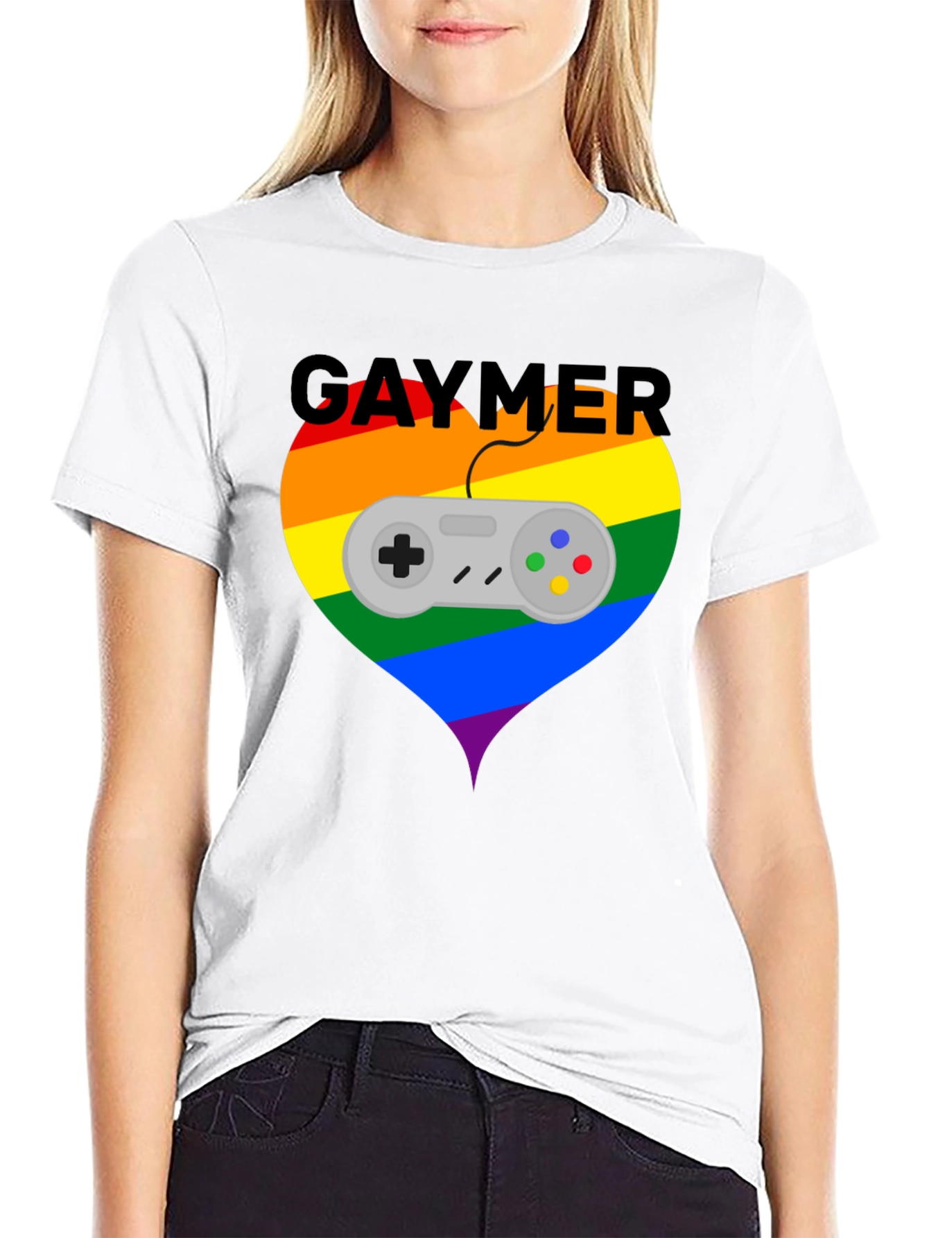 Gaymer Pride Graphic Tee - LGBT Gaming T-Shirt