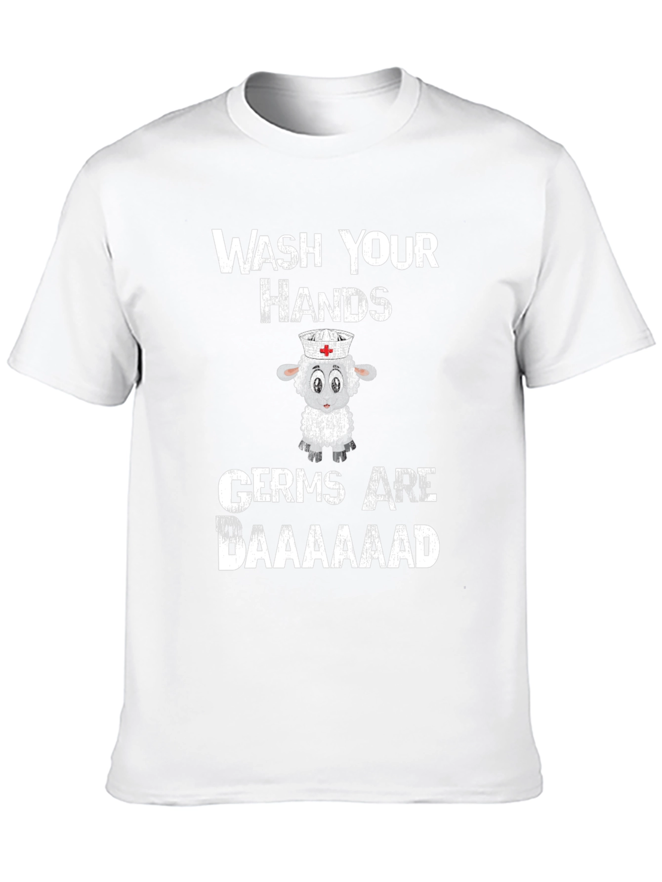 Wash Your Hands Nurse Sheep T-Shirt