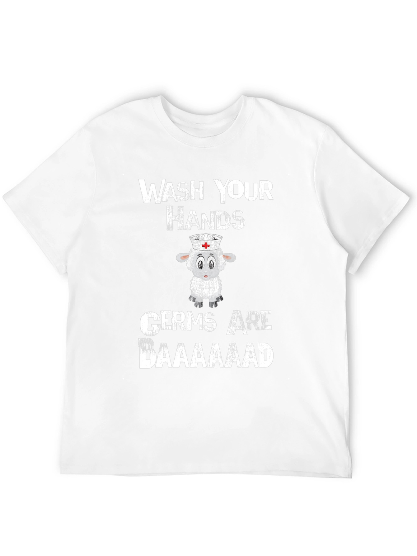 Wash Your Hands Nurse Sheep T-Shirt