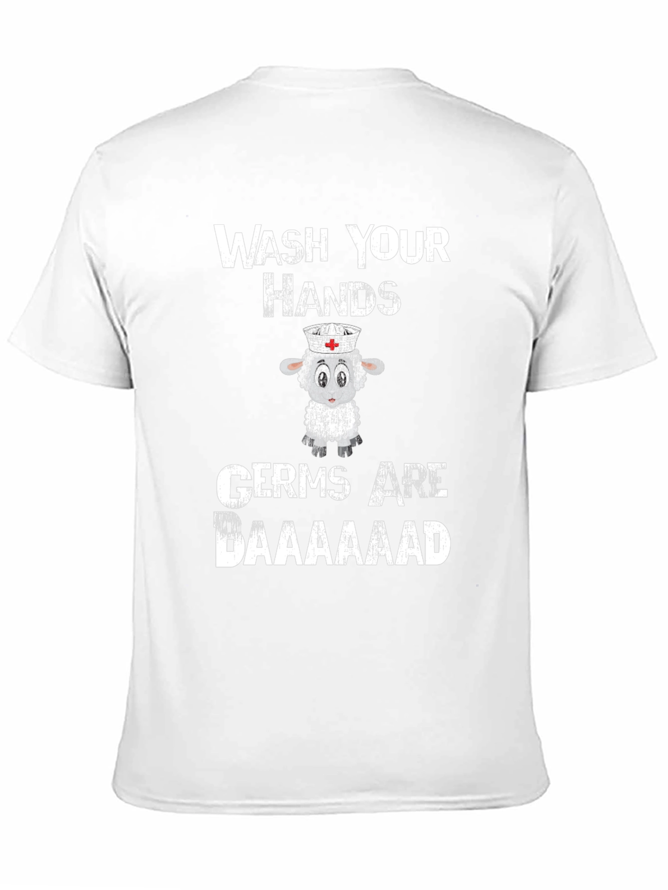 Wash Your Hands Nurse Sheep T-Shirt