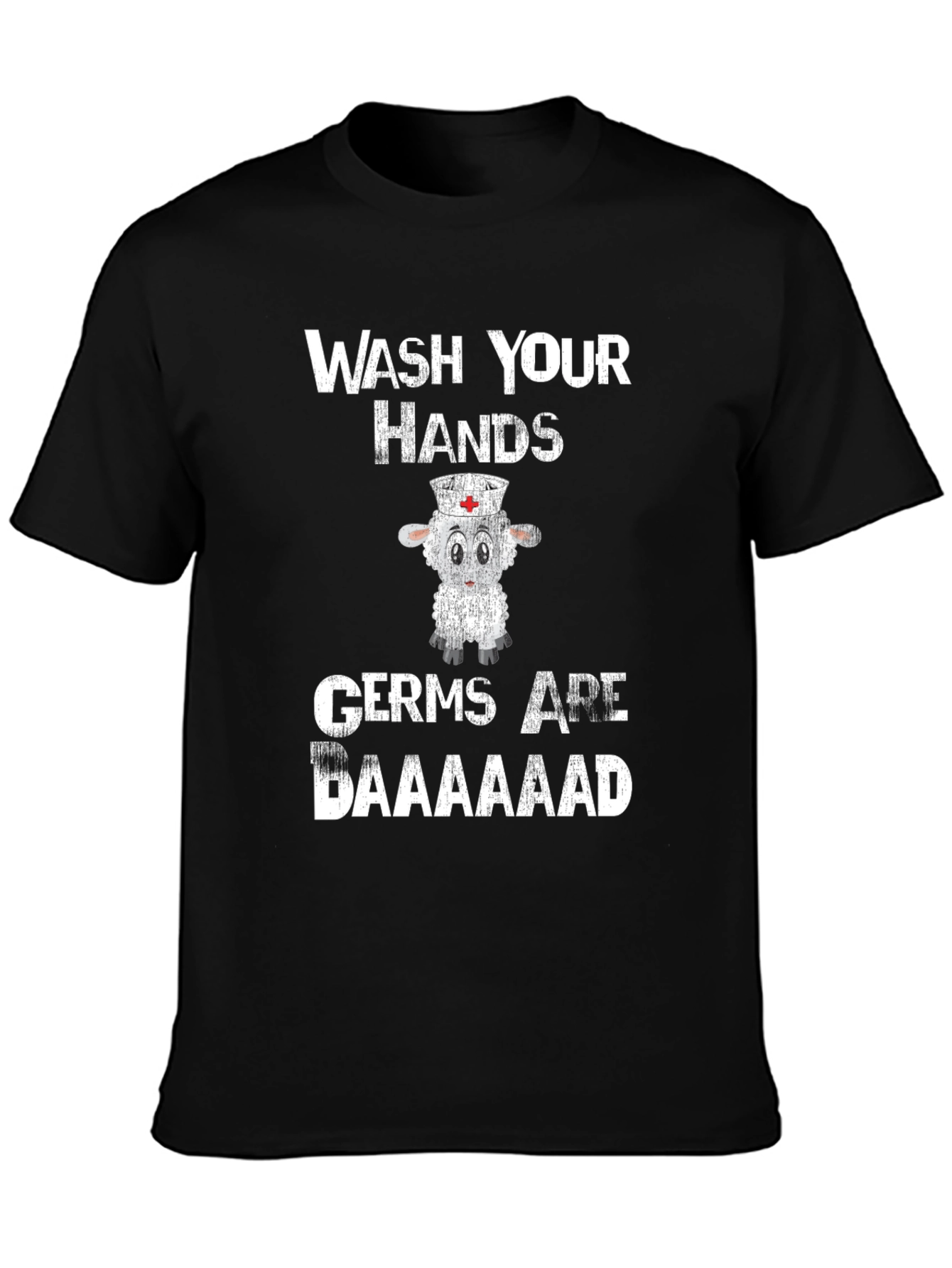 Wash Your Hands Nurse Sheep T-Shirt