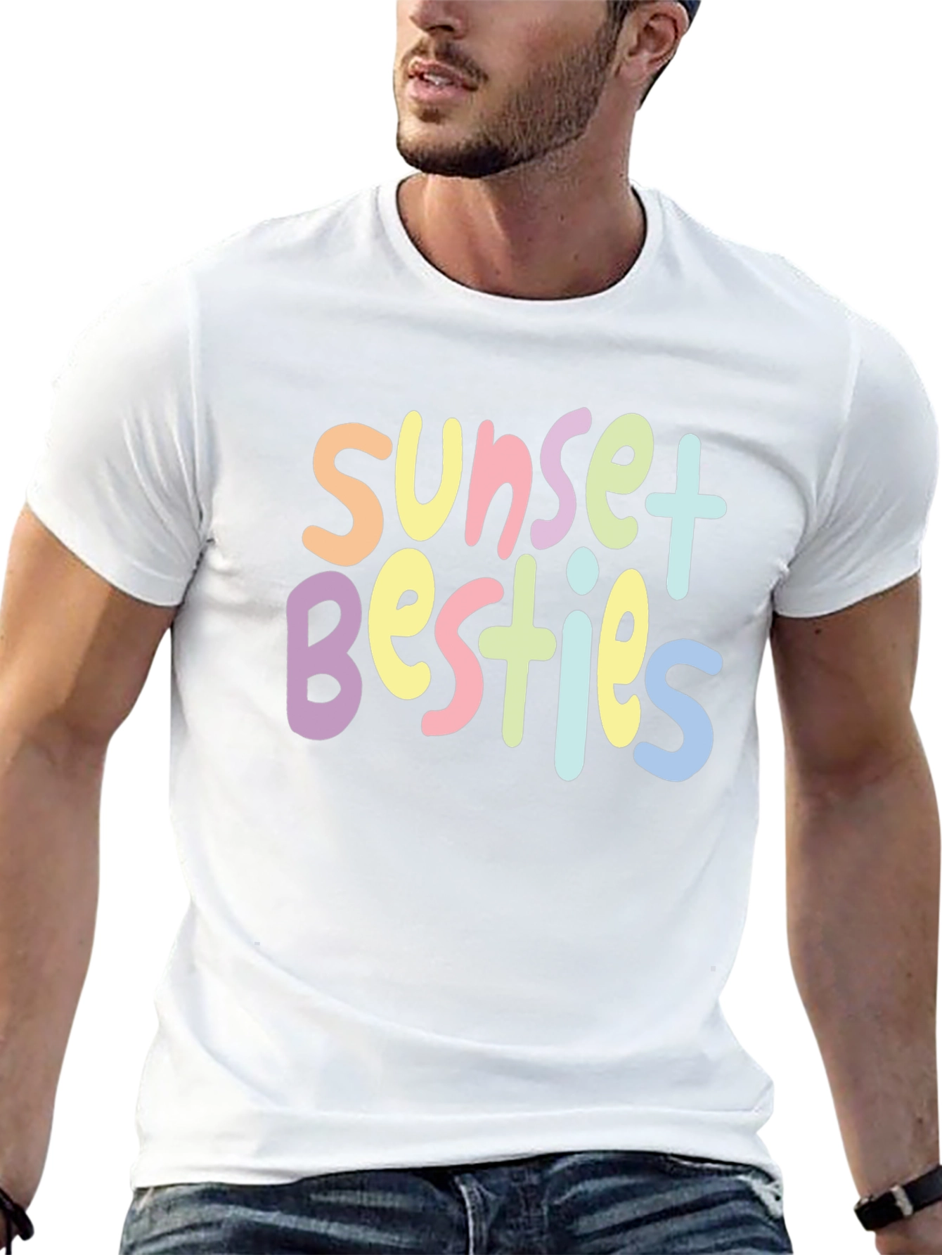 Sunset Besties Graphic Tee