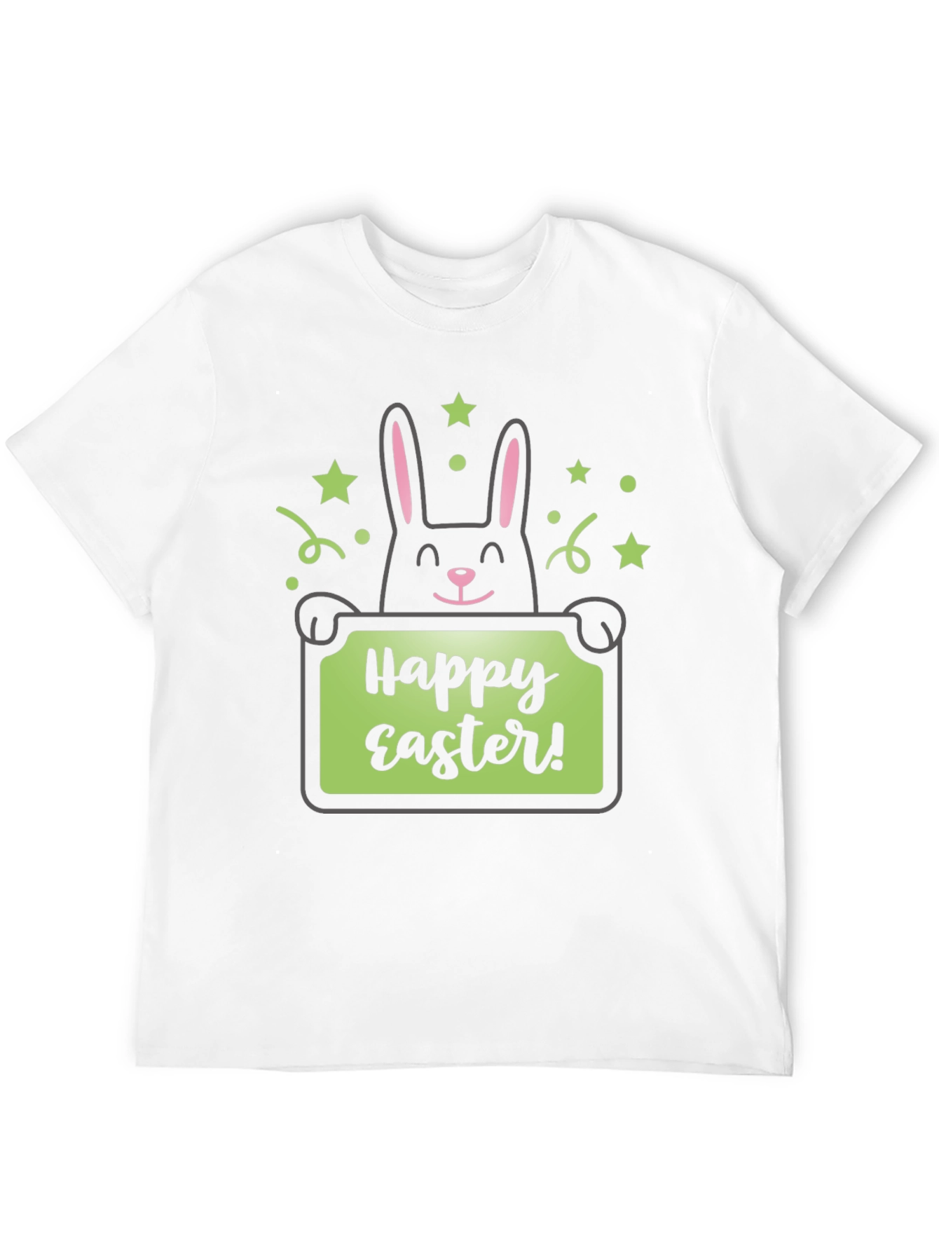 Happy Easter Bunny T-Shirt - Black