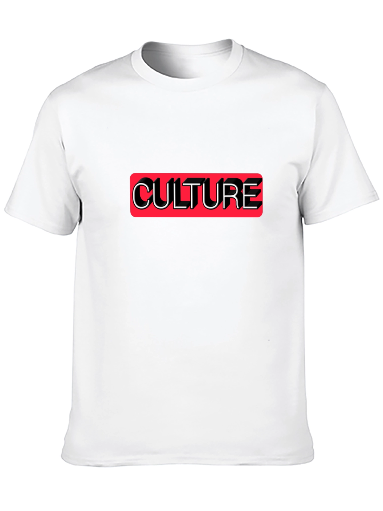 Culture Graphic Print Crew Neck T-Shirt
