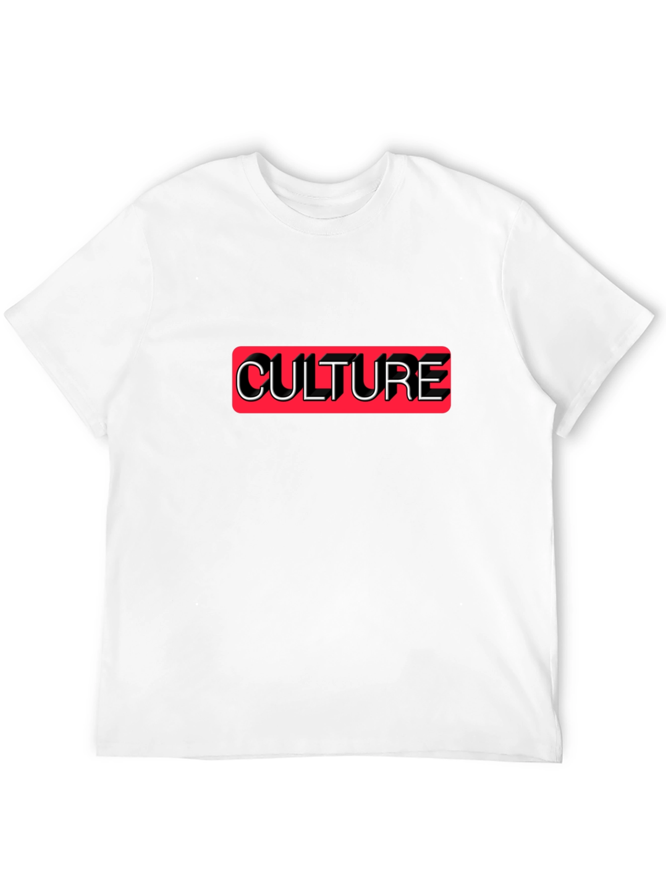 Culture Graphic Print Crew Neck T-Shirt