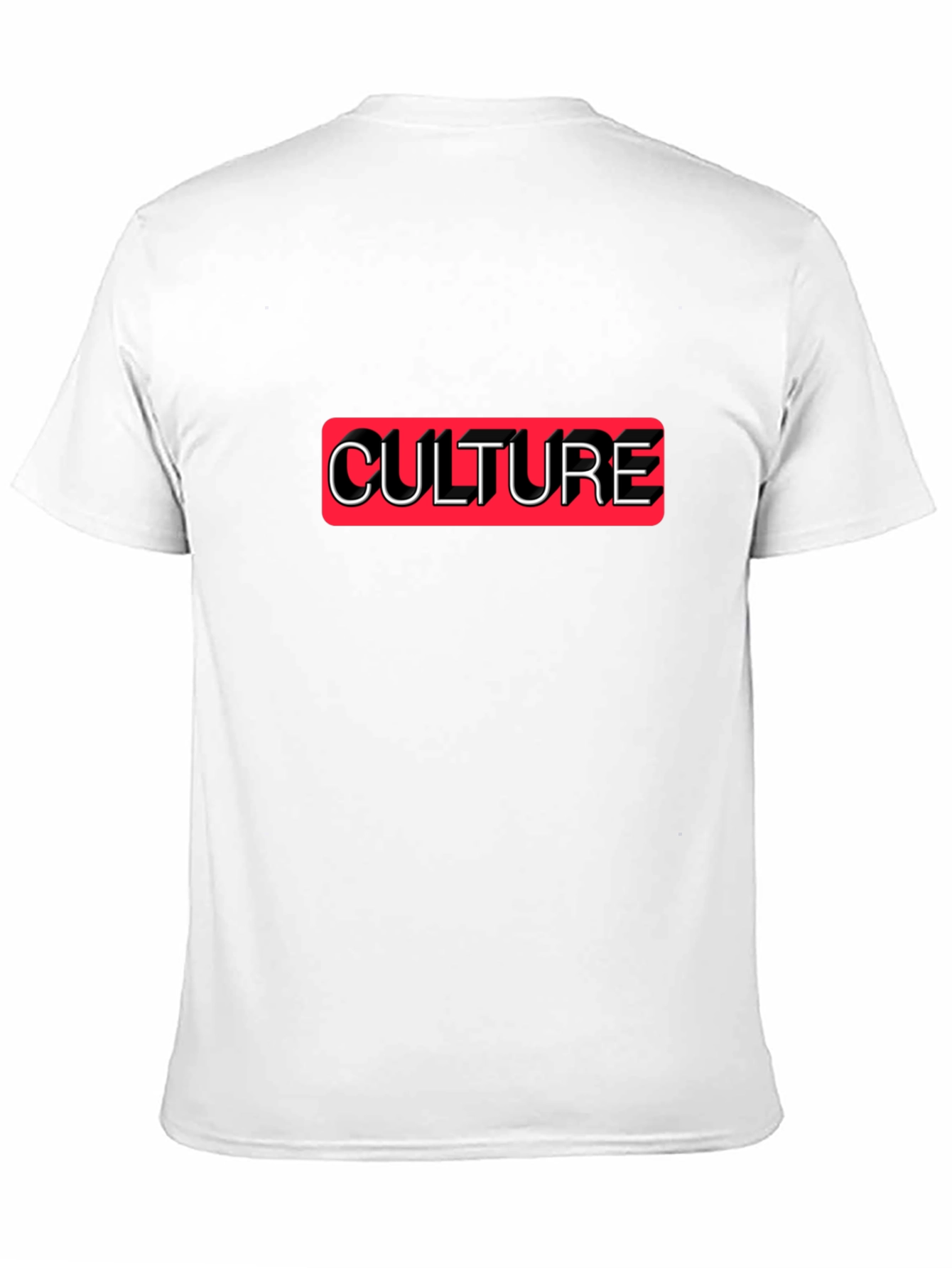 Culture Graphic Print Crew Neck T-Shirt