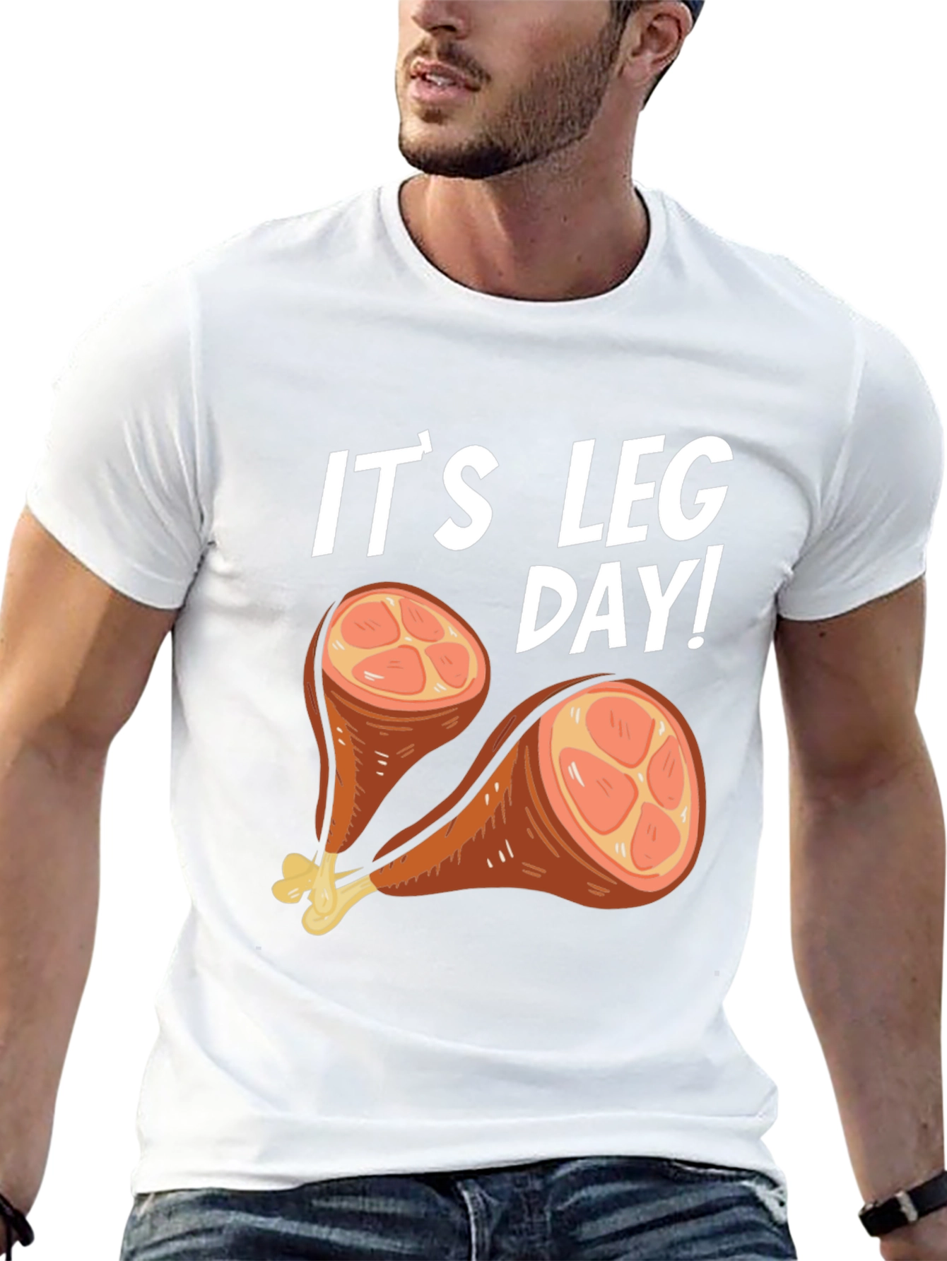Its Leg Day Turkey Humor T-Shirt