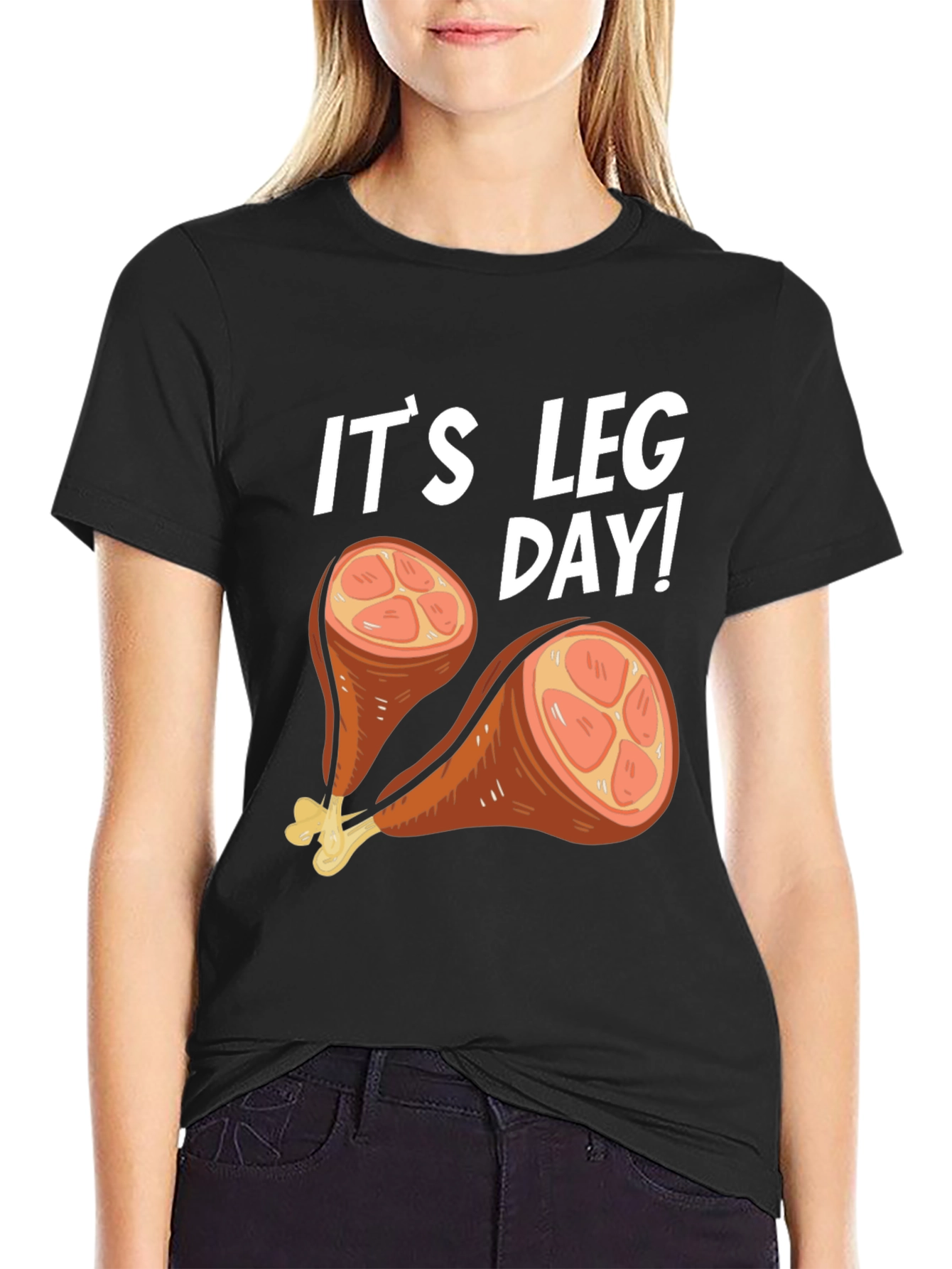 Its Leg Day Turkey Humor T-Shirt