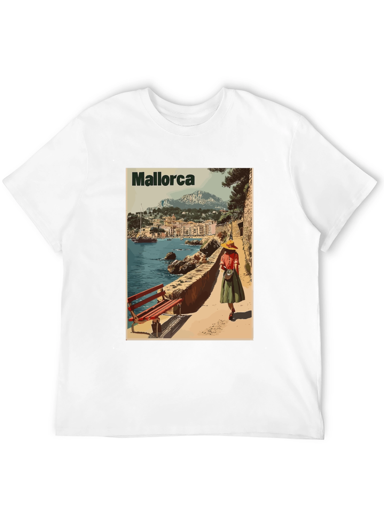 Mallorca Island Travel T-Shirt - Retro Design
