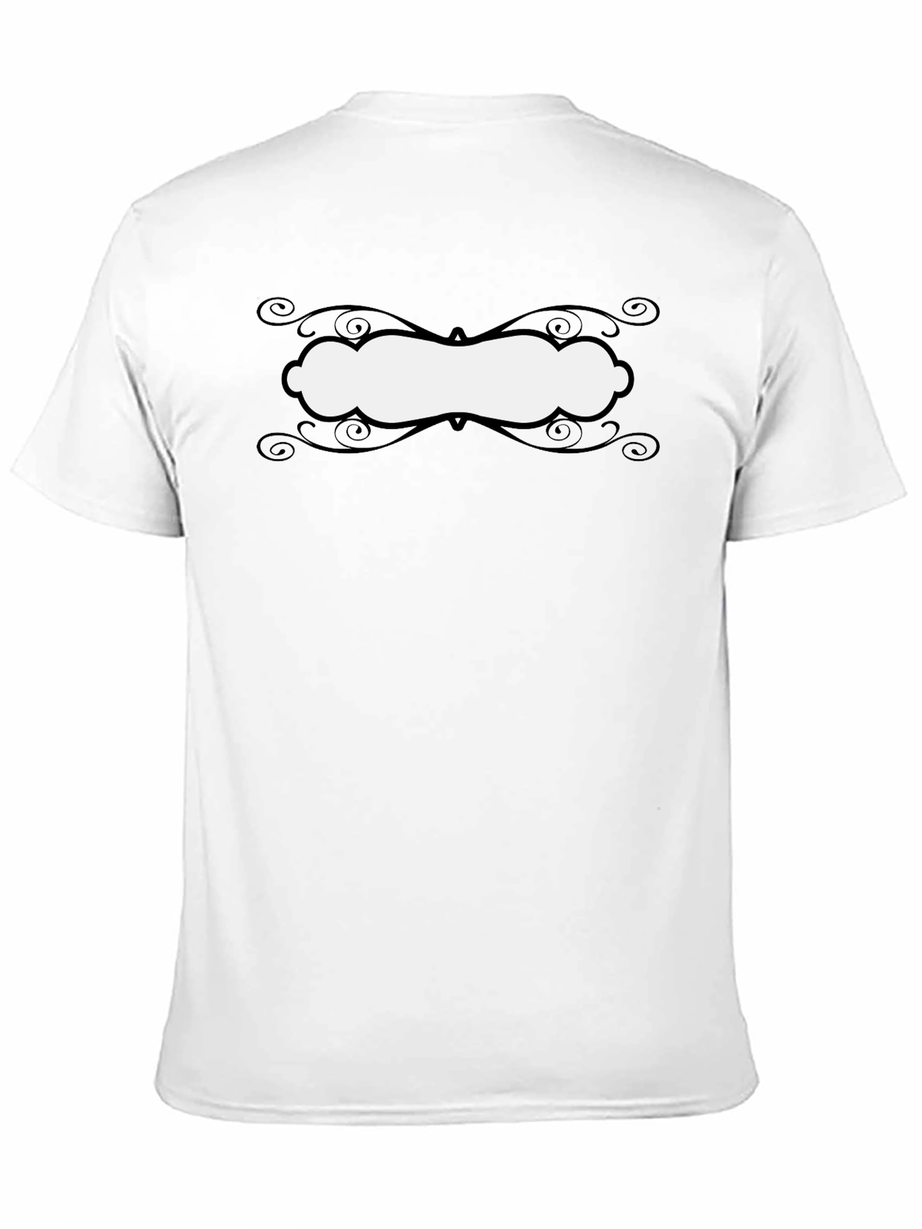 Stylish Black T-Shirt with Decorative Graphic