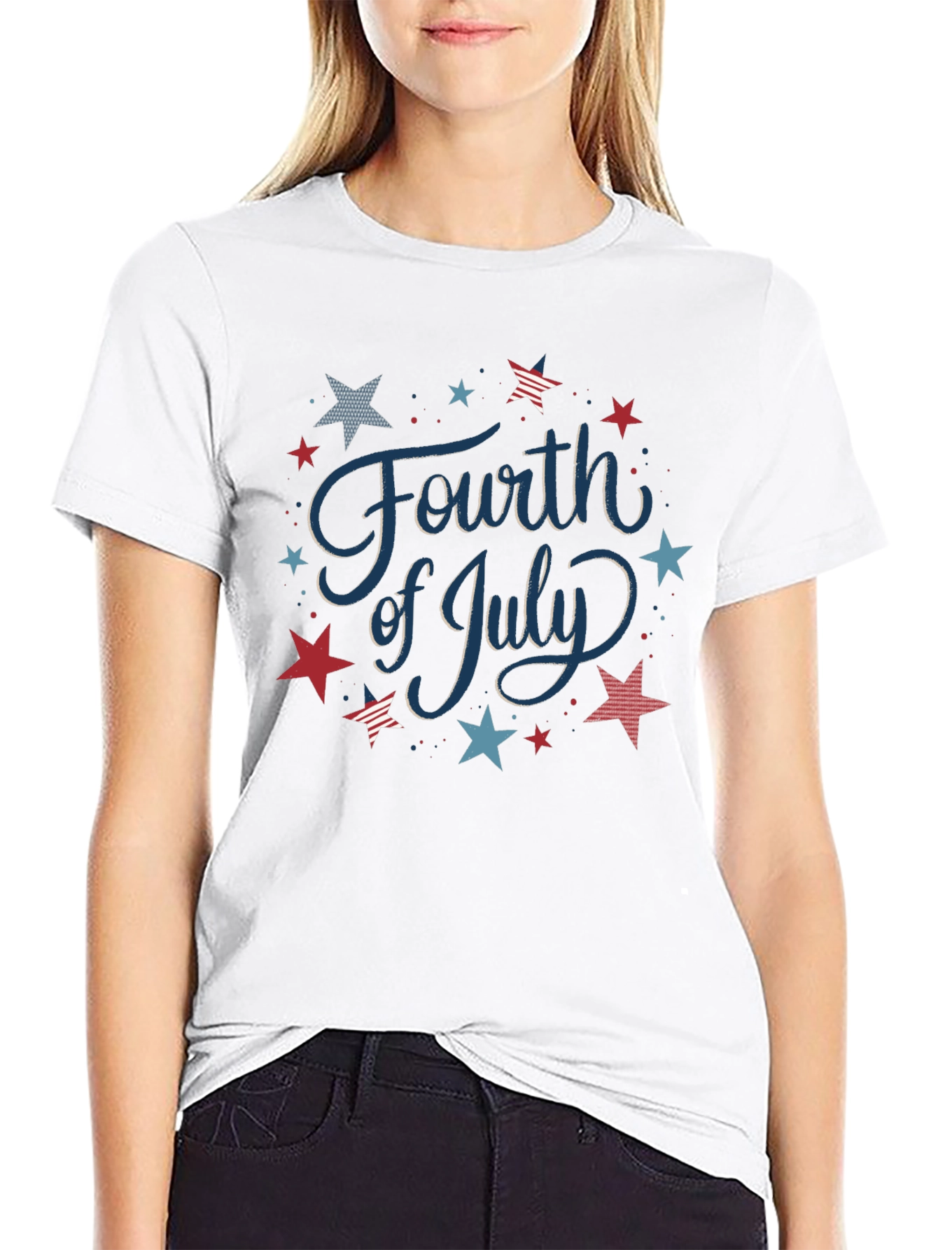 Fourth of July Graphic Tee - Patriotic Style