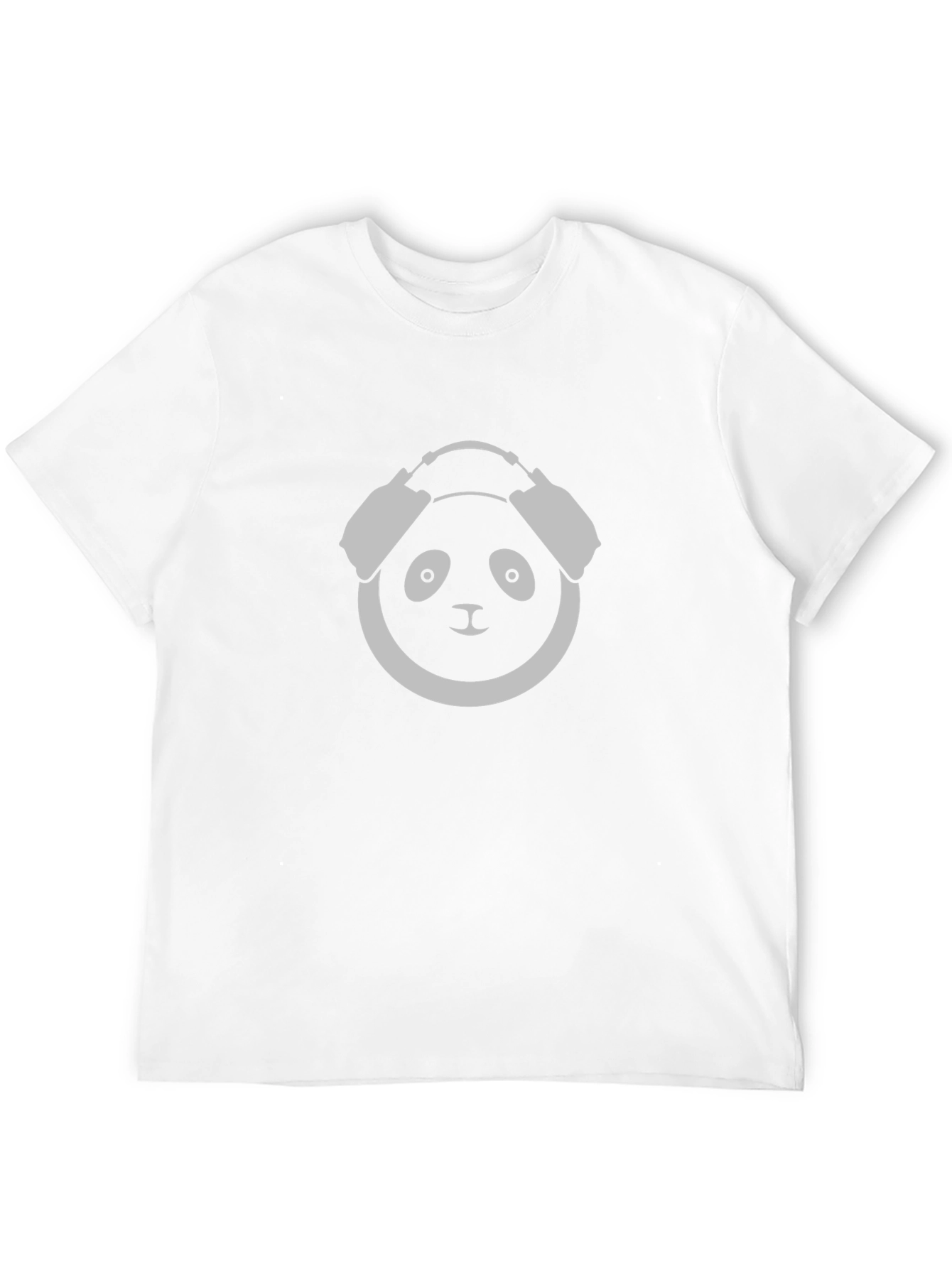 Panda DJ Graphic T-Shirt - Black Cotton Tee