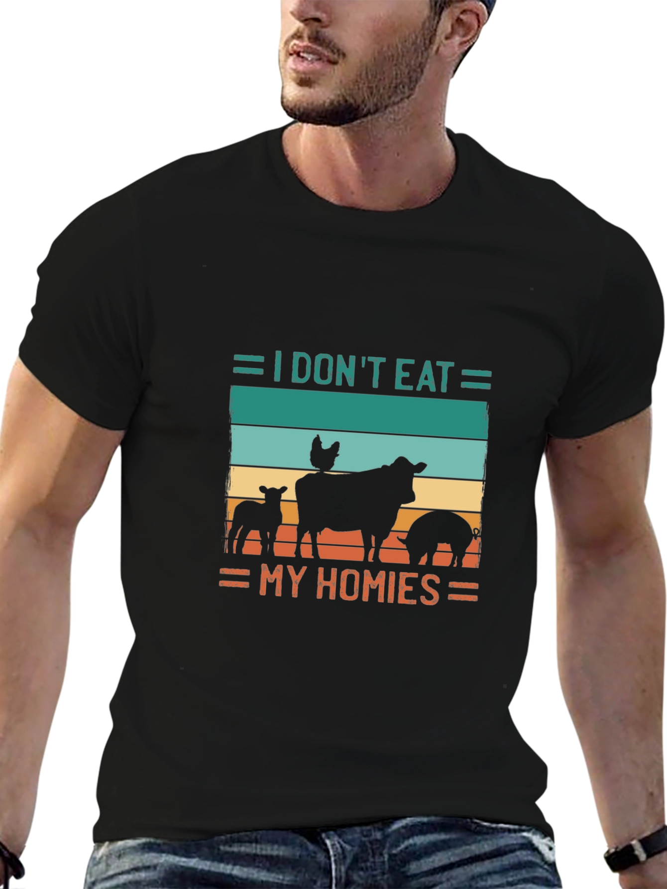 Vegan T-Shirt - I Dont Eat My Homies