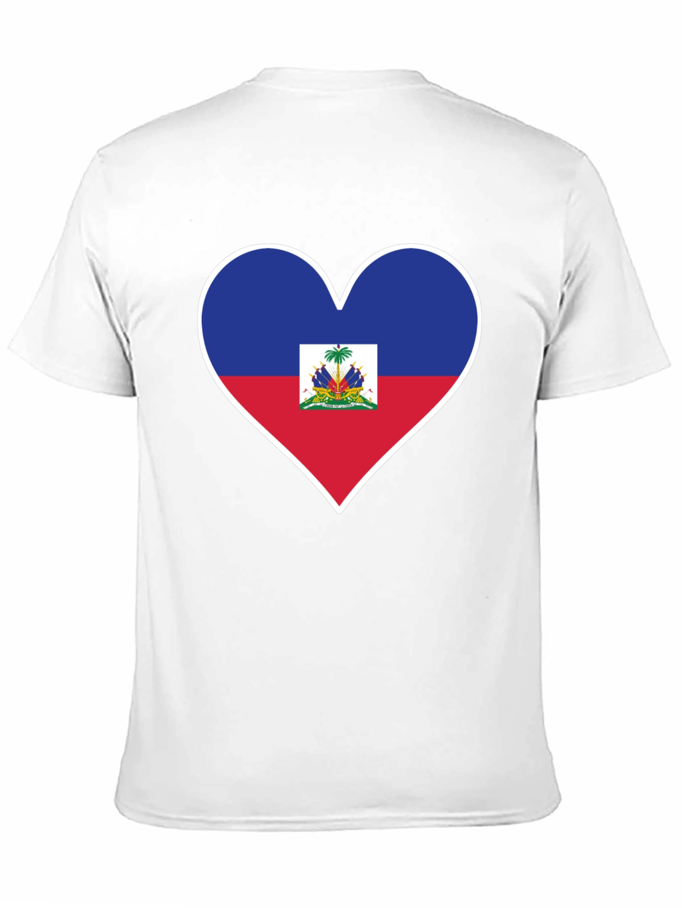 Haitian Flag Heart T-Shirt