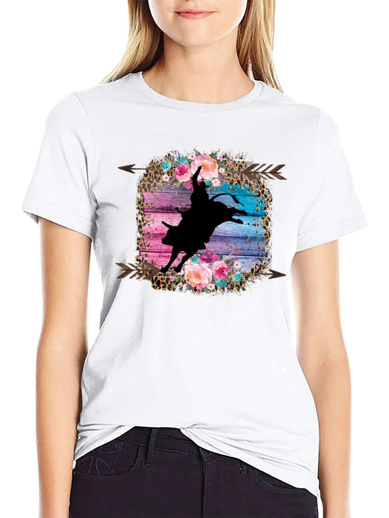 Rodeo Floral Arrow T-Shirt