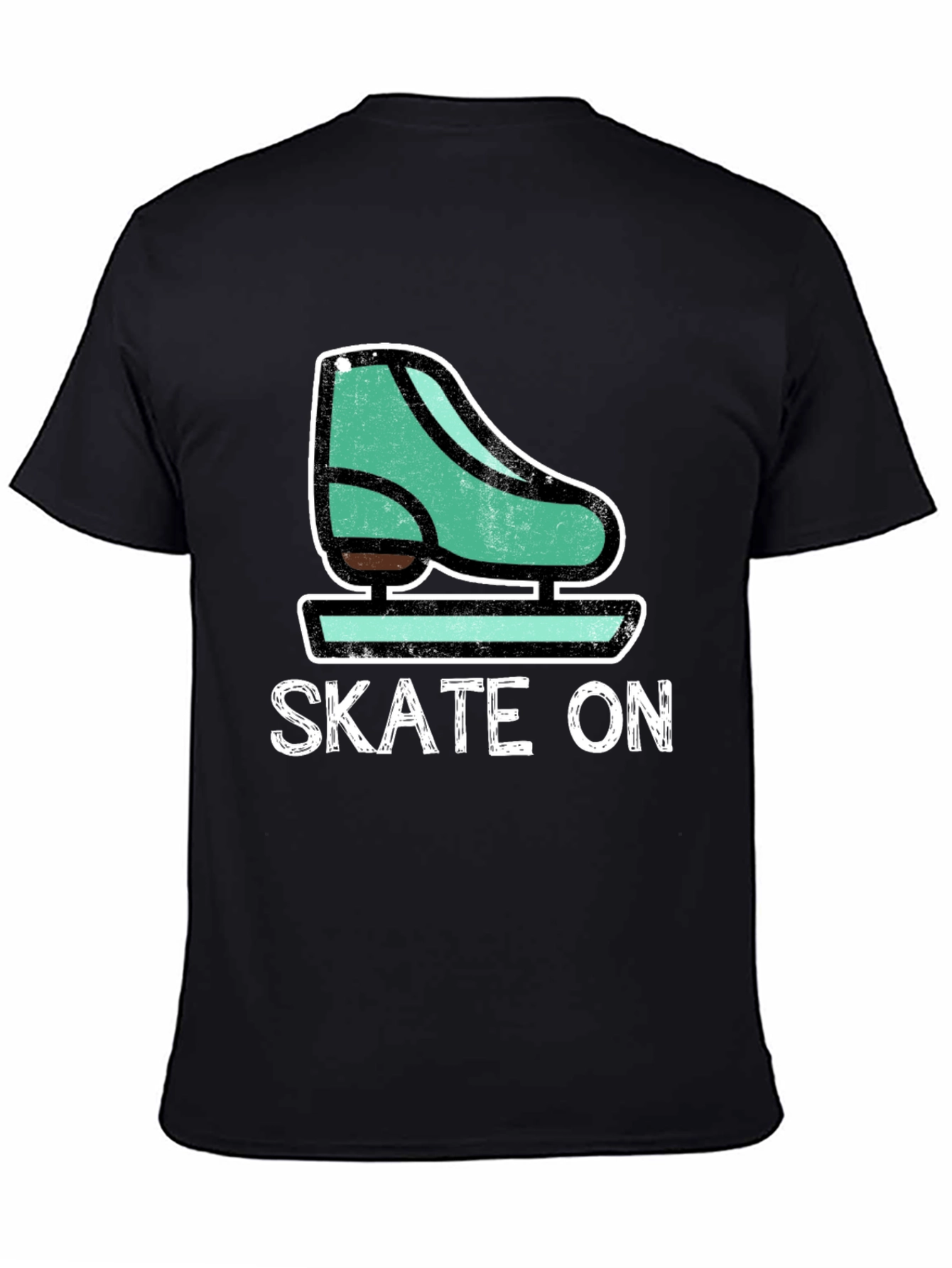 Skate On Tee - Retro Ice Skate Design