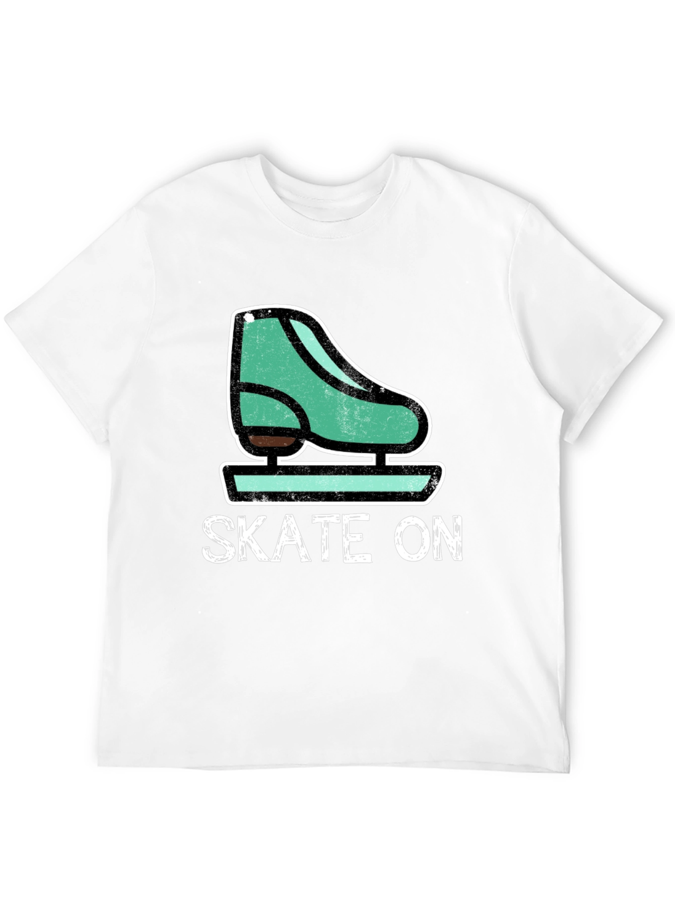 Skate On Tee - Retro Ice Skate Design