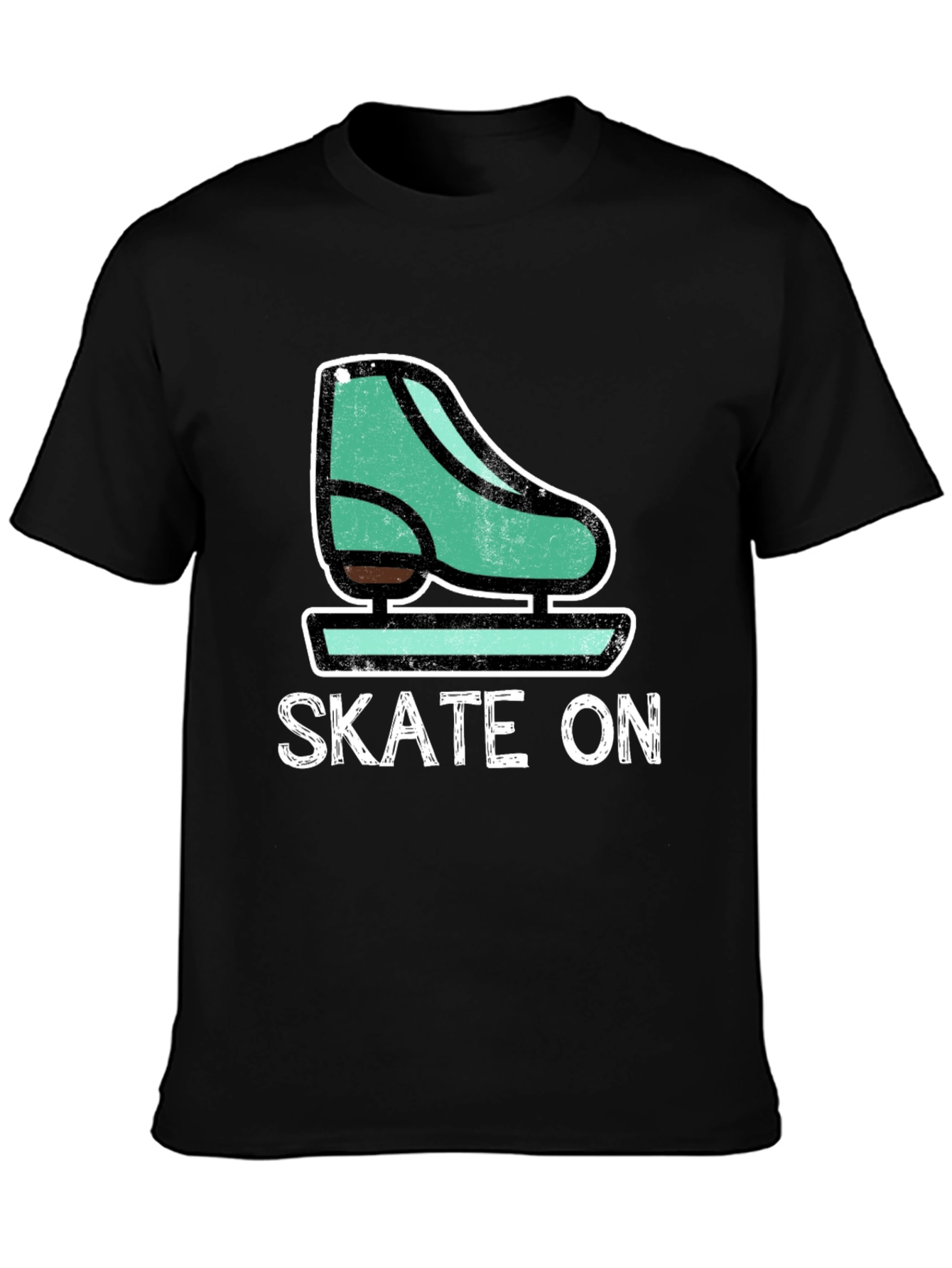 Skate On Tee - Retro Ice Skate Design