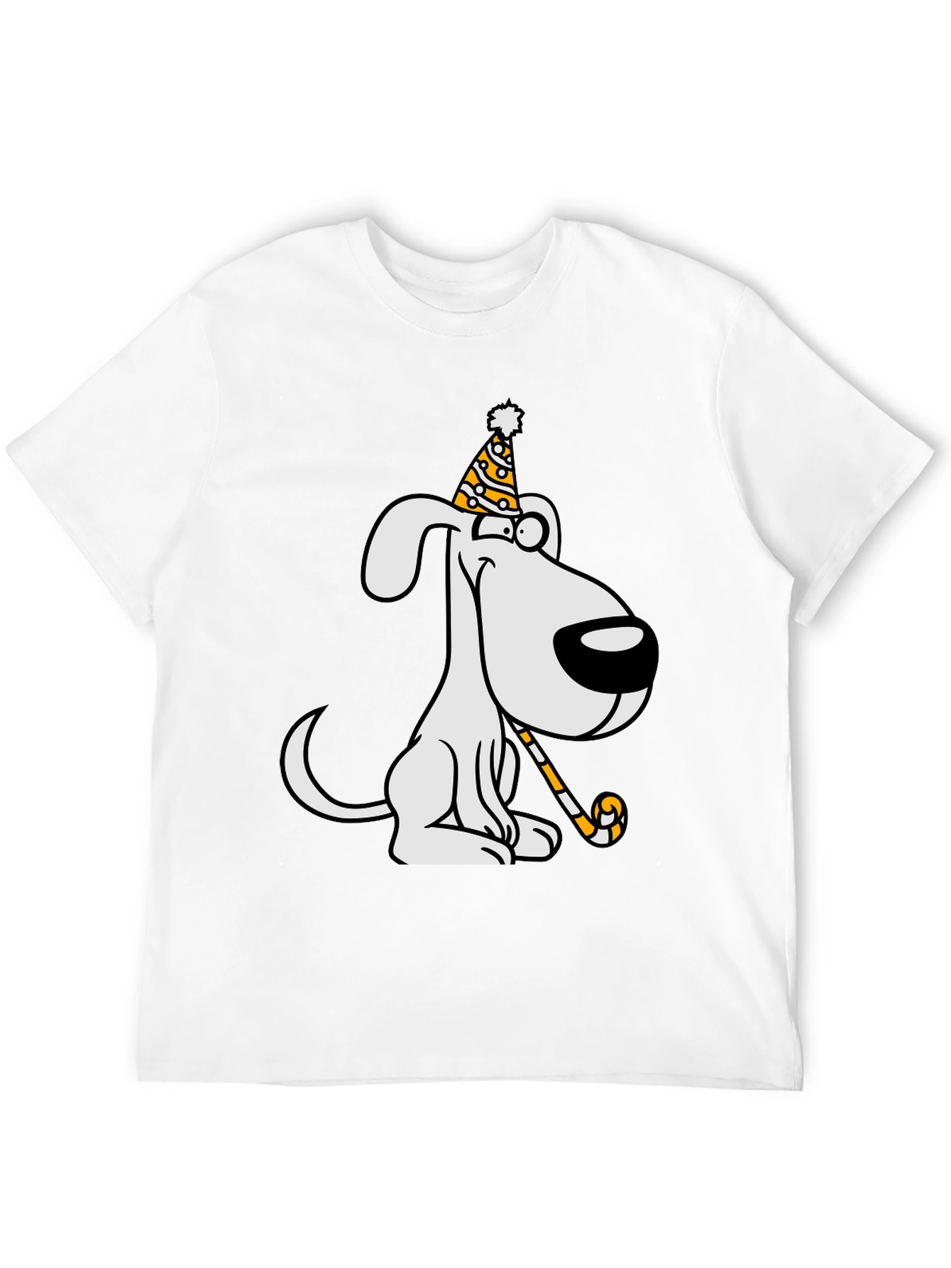 Cartoon Dog Party T-Shirt