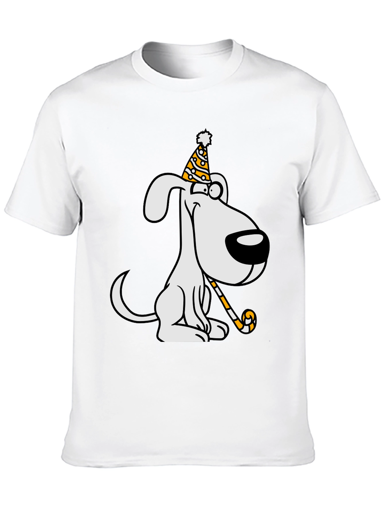 Cartoon Dog Party T-Shirt