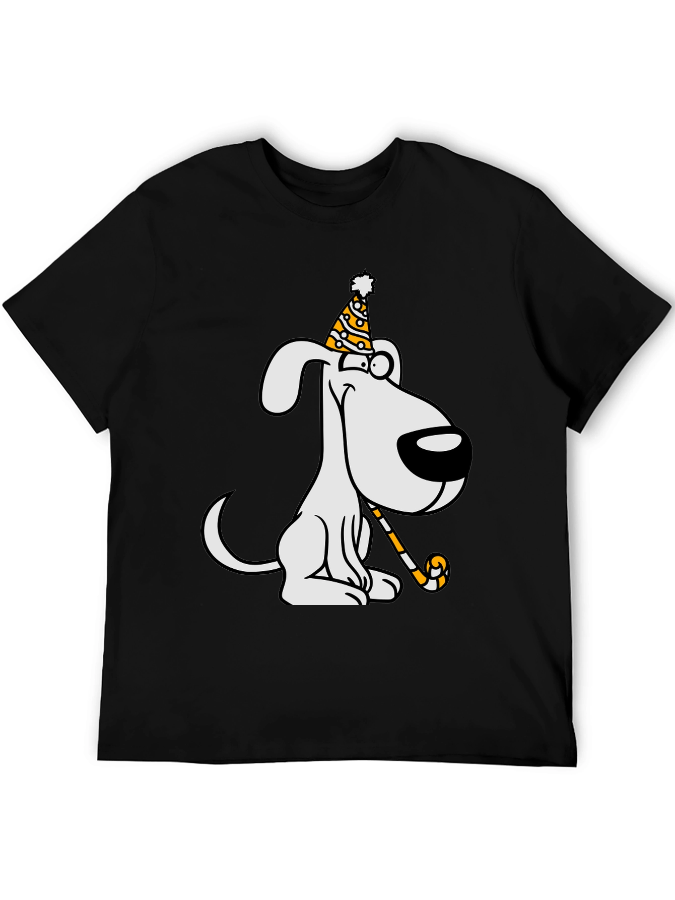Cartoon Dog Party T-Shirt