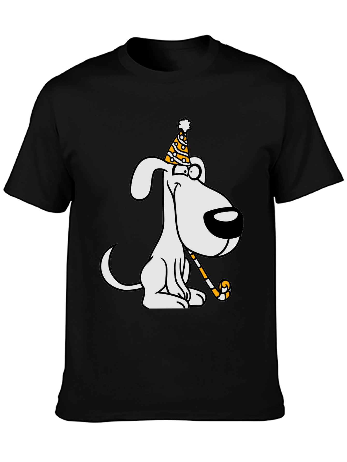 Cartoon Dog Party T-Shirt