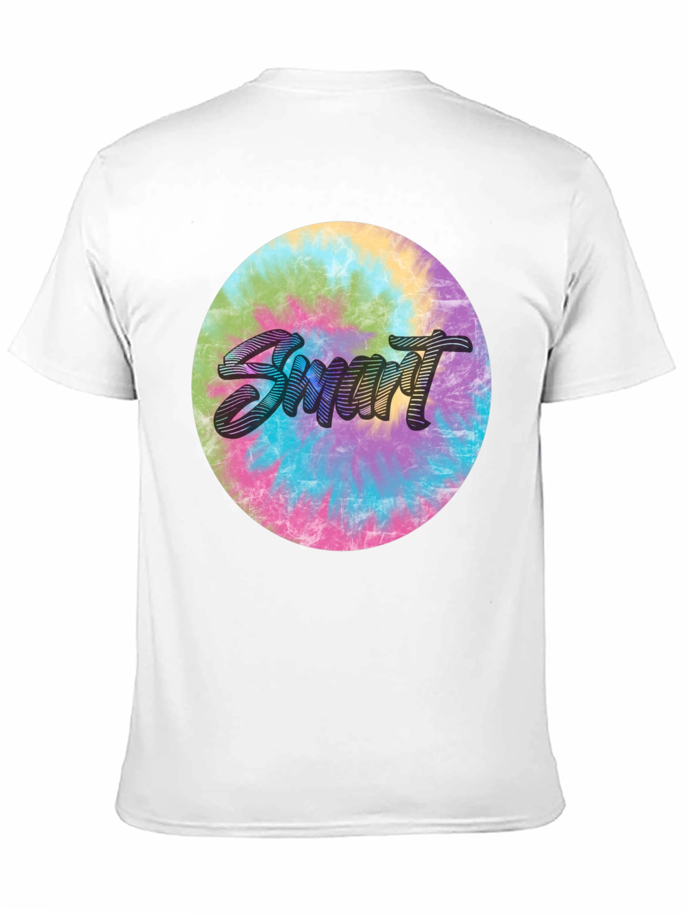 Smart Tie-Dye Graphic Tee - Stylish & Unique