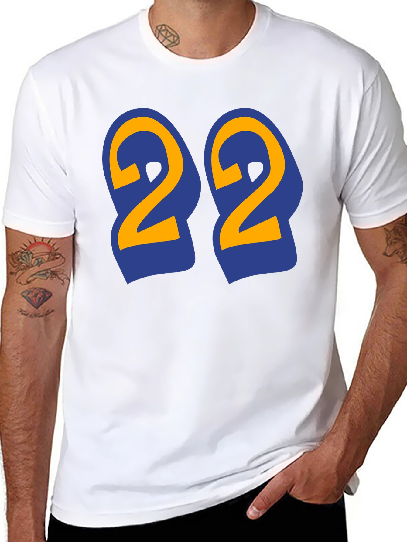 Number 22 Graphic T-Shirt - Bold Design