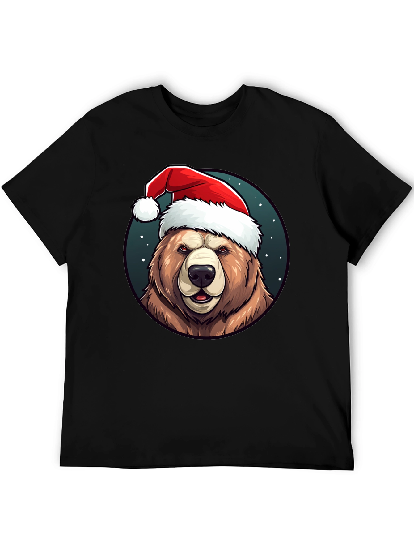Festive Bear Graphic Tee - Holiday Edition
