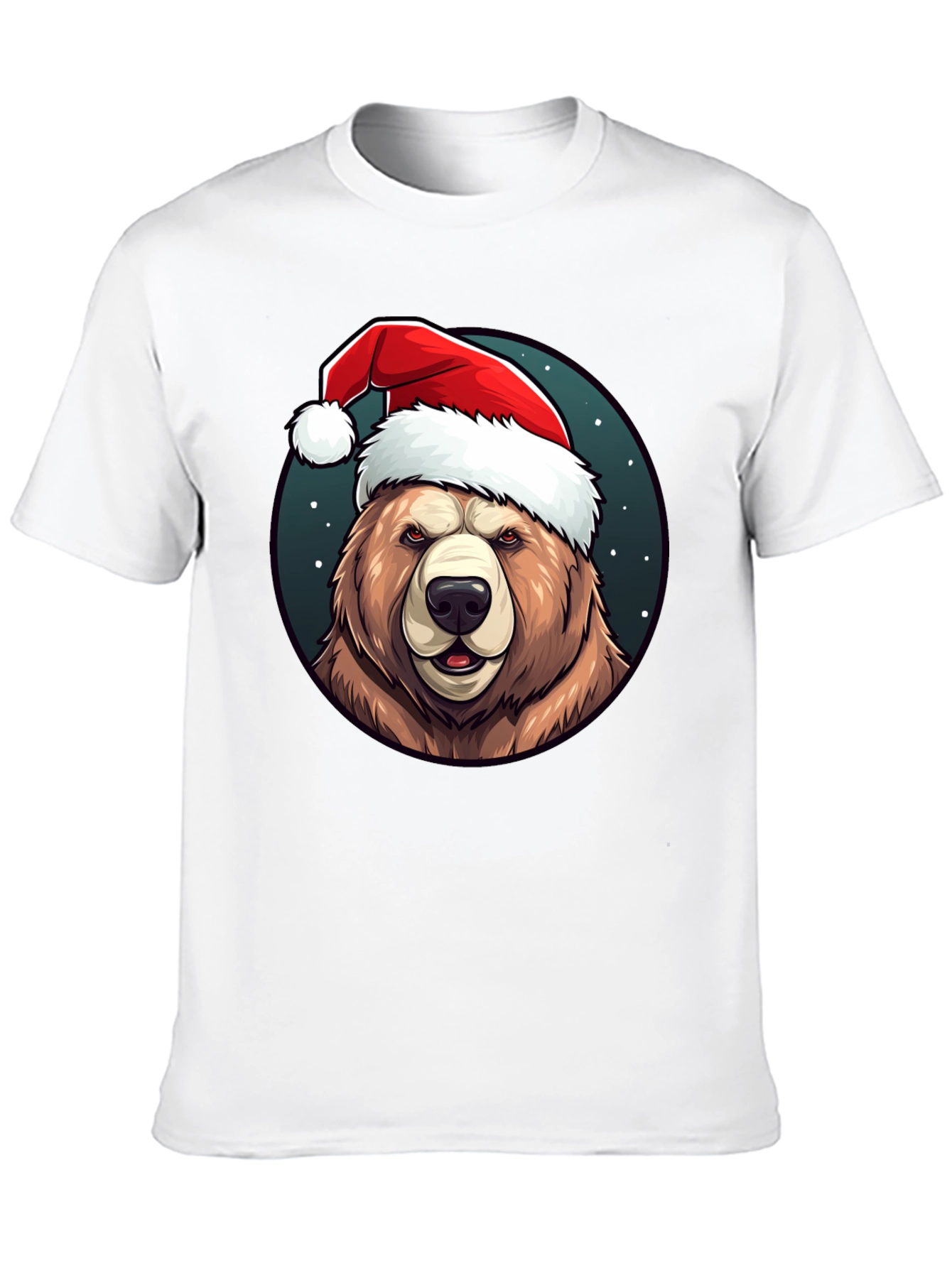 Festive Bear Graphic Tee - Holiday Edition