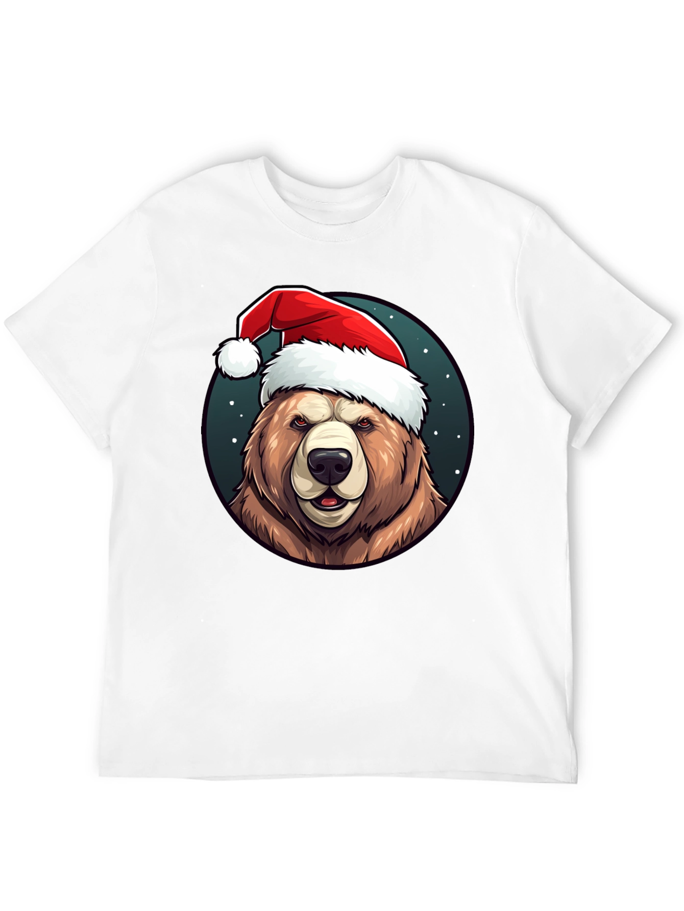 Festive Bear Graphic Tee - Holiday Edition