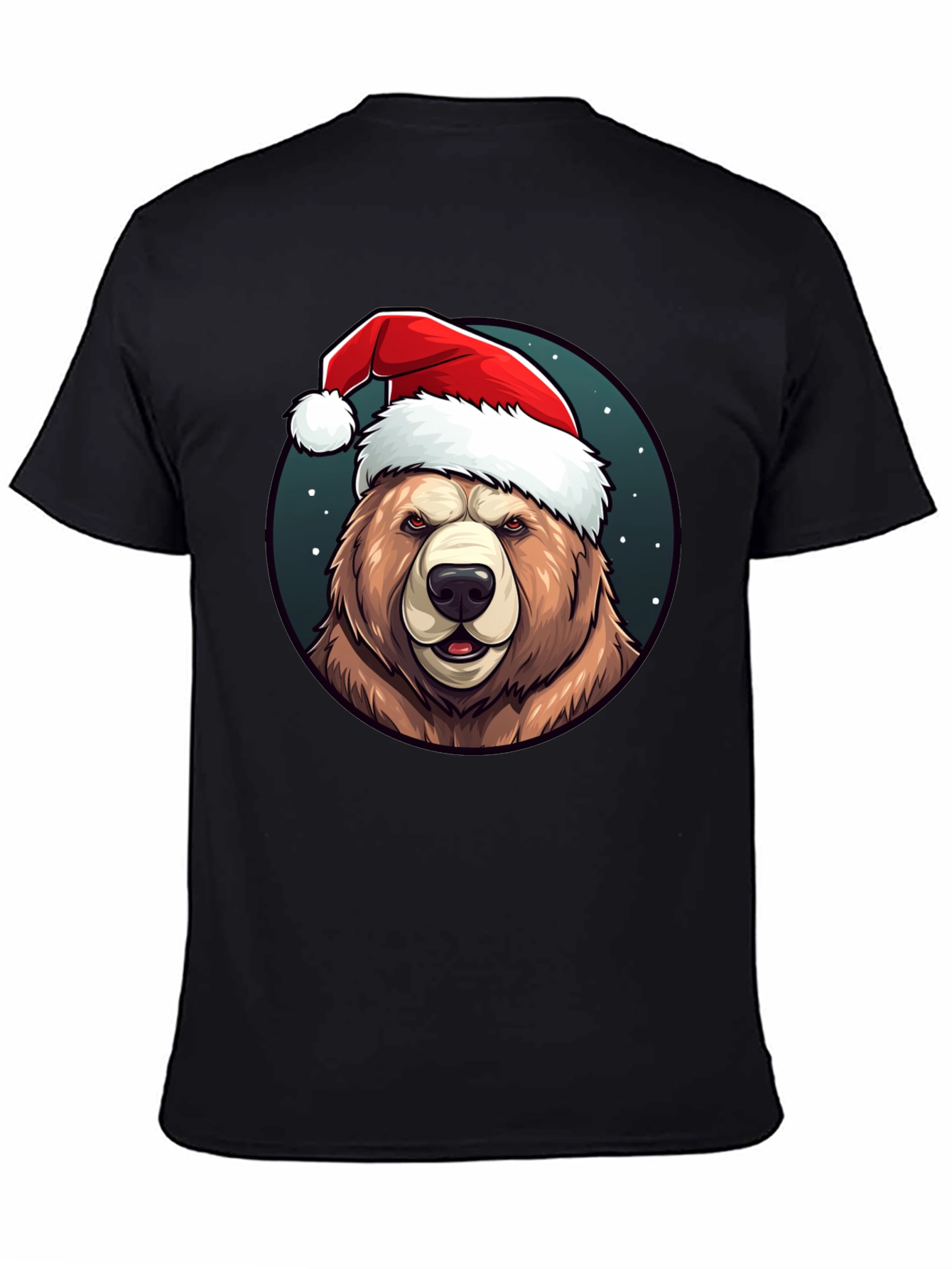 Festive Bear Graphic Tee - Holiday Edition