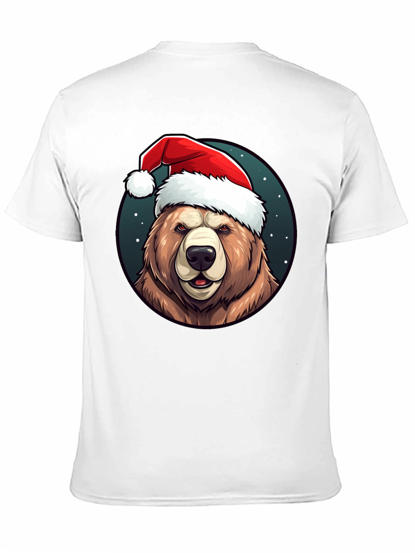 Festive Bear Graphic Tee - Holiday Edition