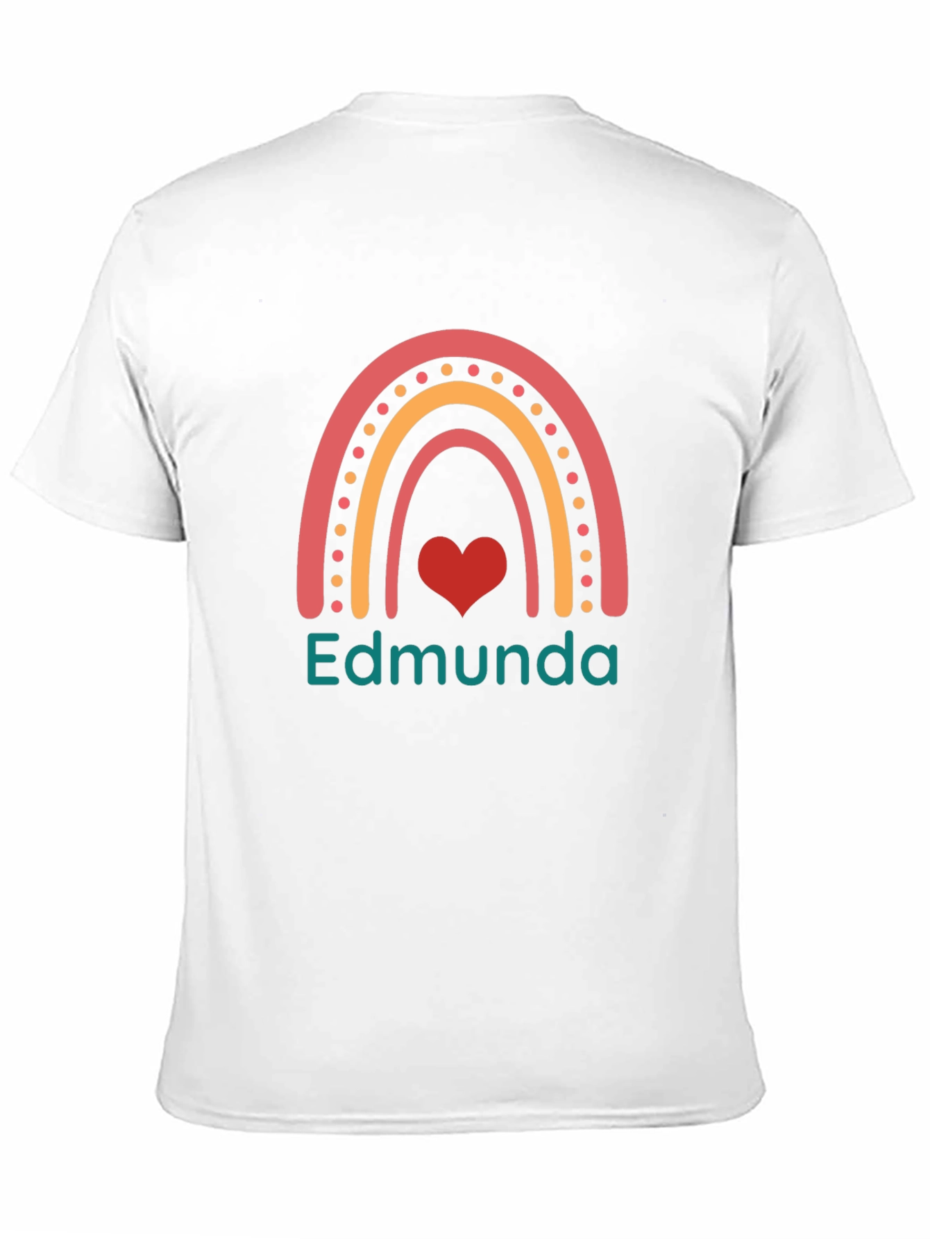 Edmunda Rainbow Heart Graphic Tee