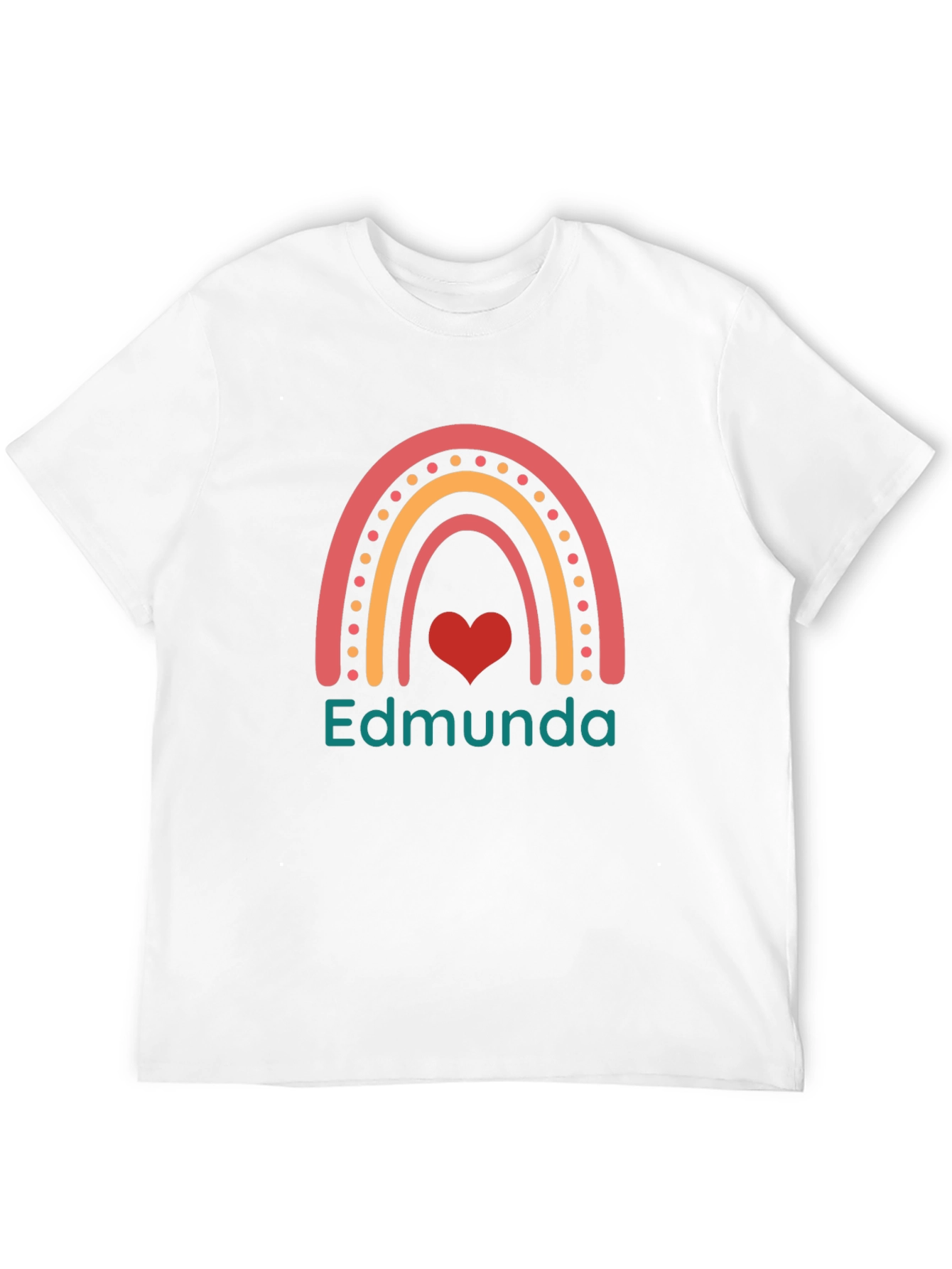 Edmunda Rainbow Heart Graphic Tee