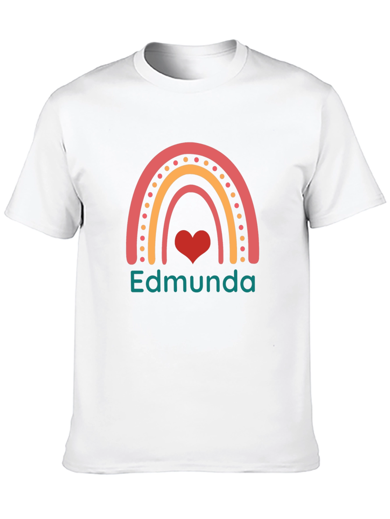 Edmunda Rainbow Heart Graphic Tee