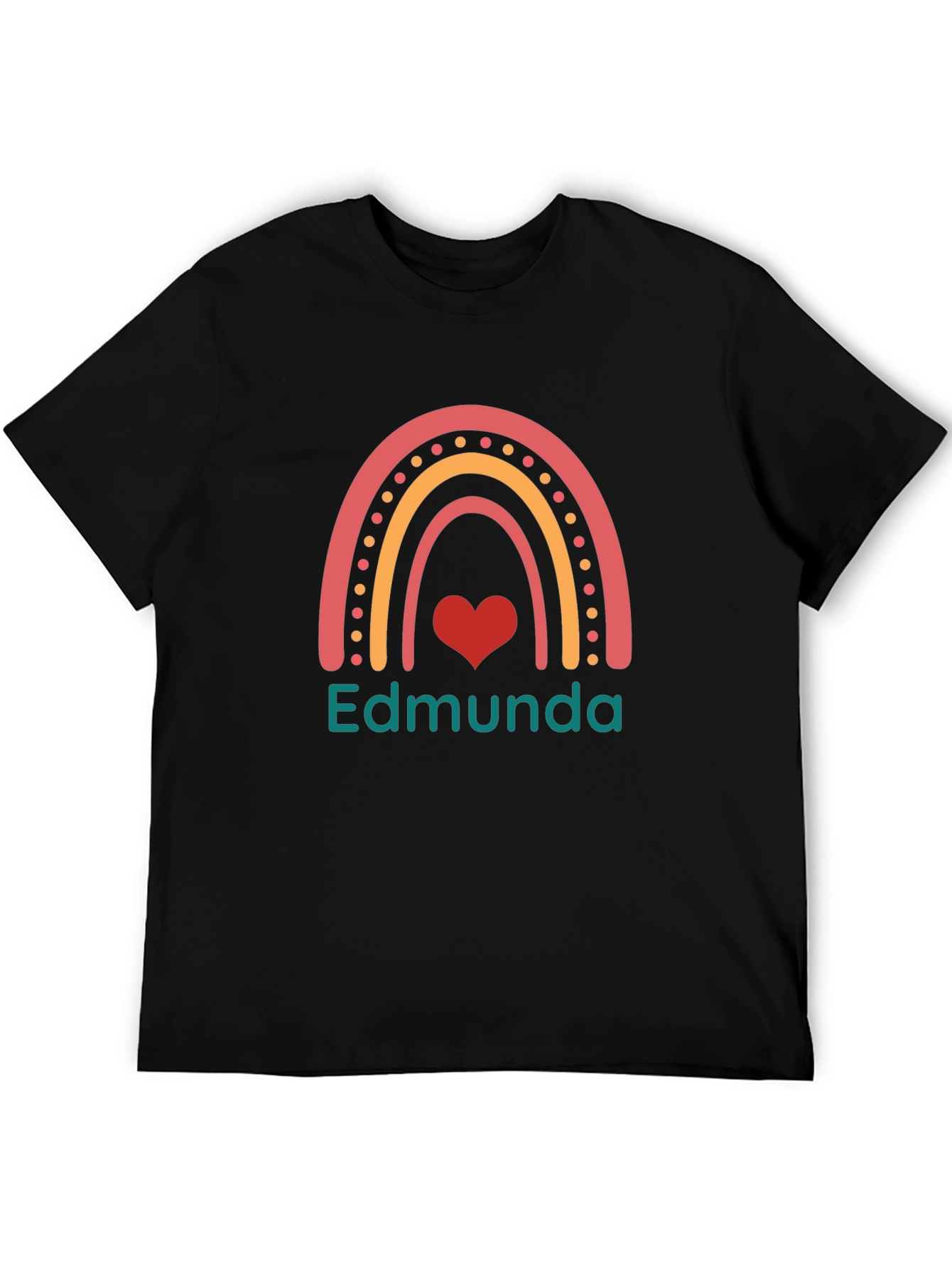 Edmunda Rainbow Heart Graphic Tee