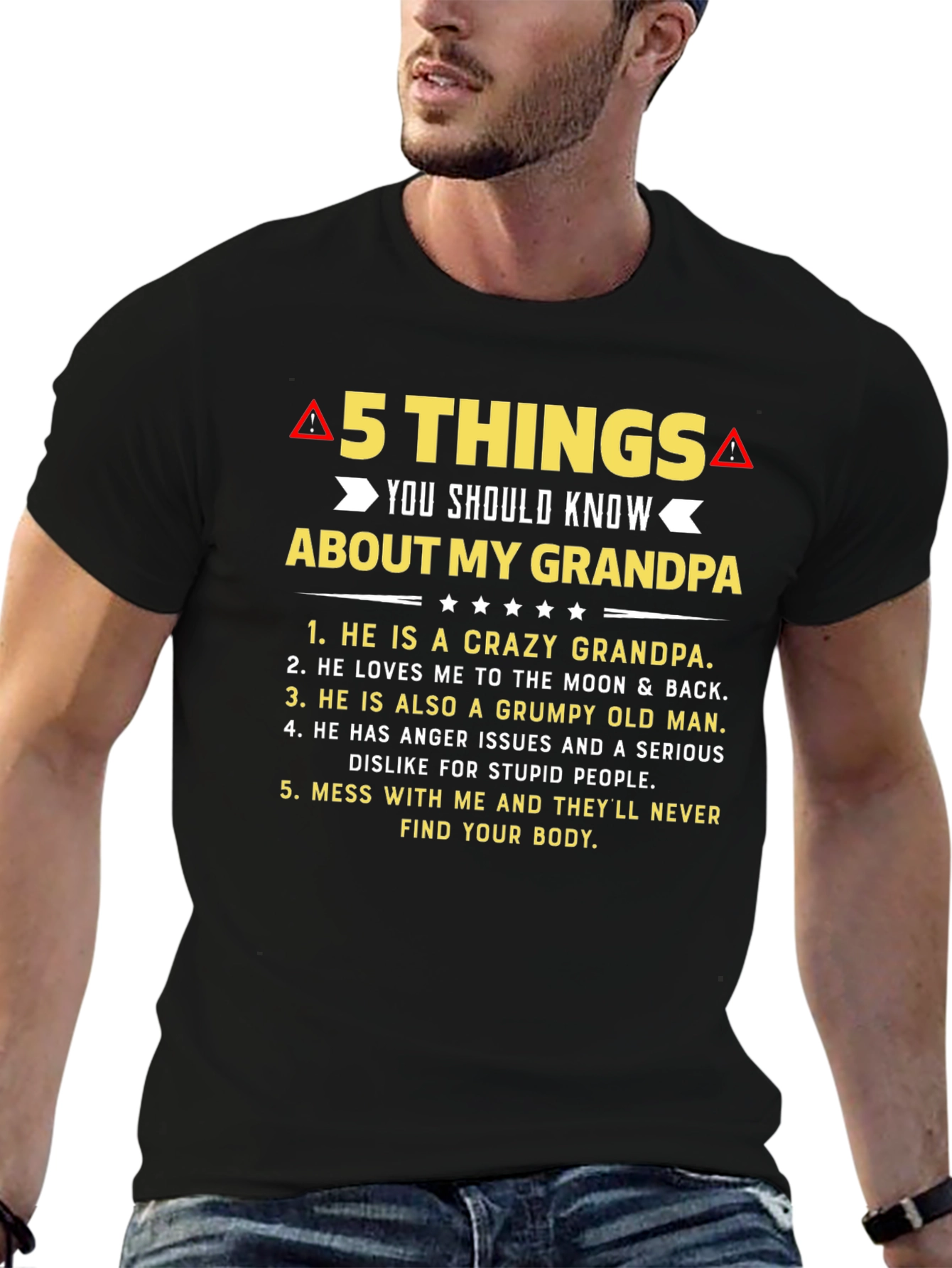 5 Things You Should Know About My Grandpa T-Shirt