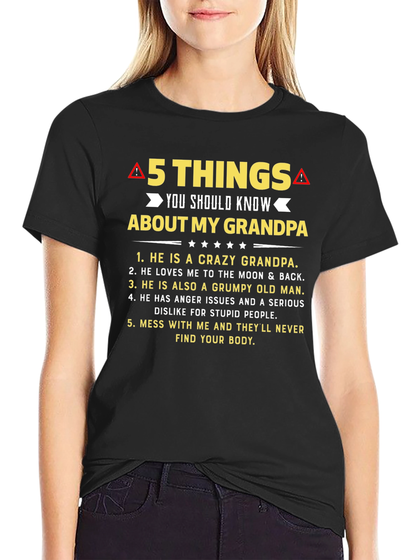 5 Things You Should Know About My Grandpa T-Shirt