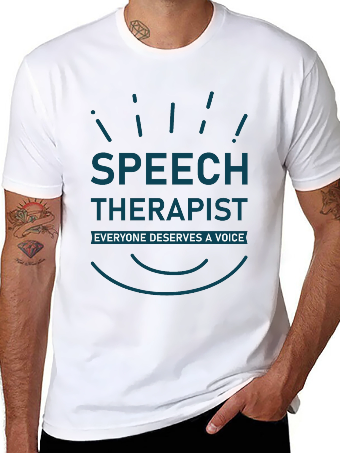Speech Therapist T-Shirt - Everyone Deserves a Voice