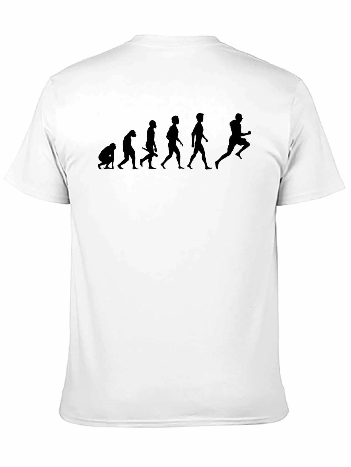 Evolution of Running Graphic Tee - Black