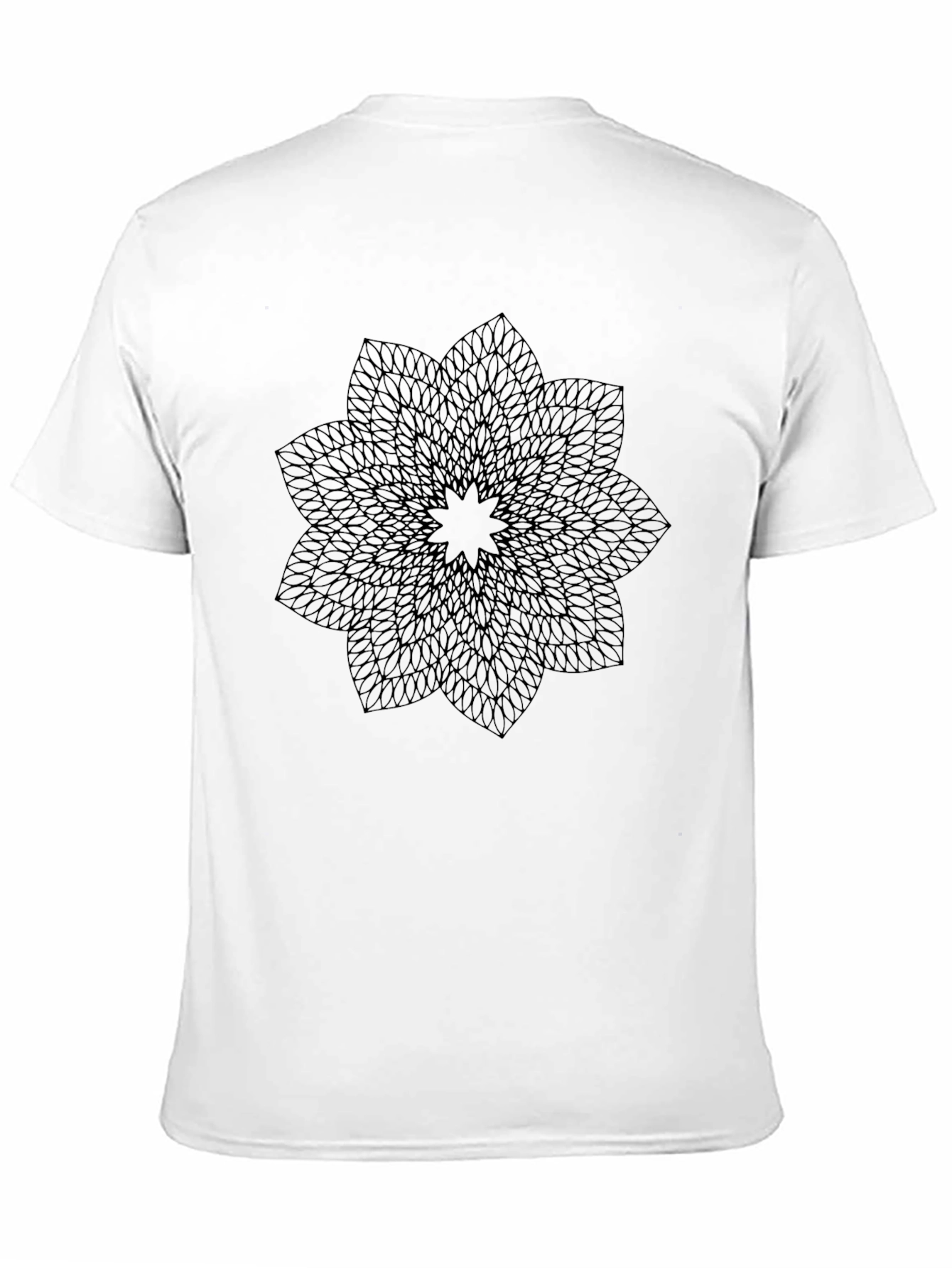 Geometric Mandala Graphic Print Tee