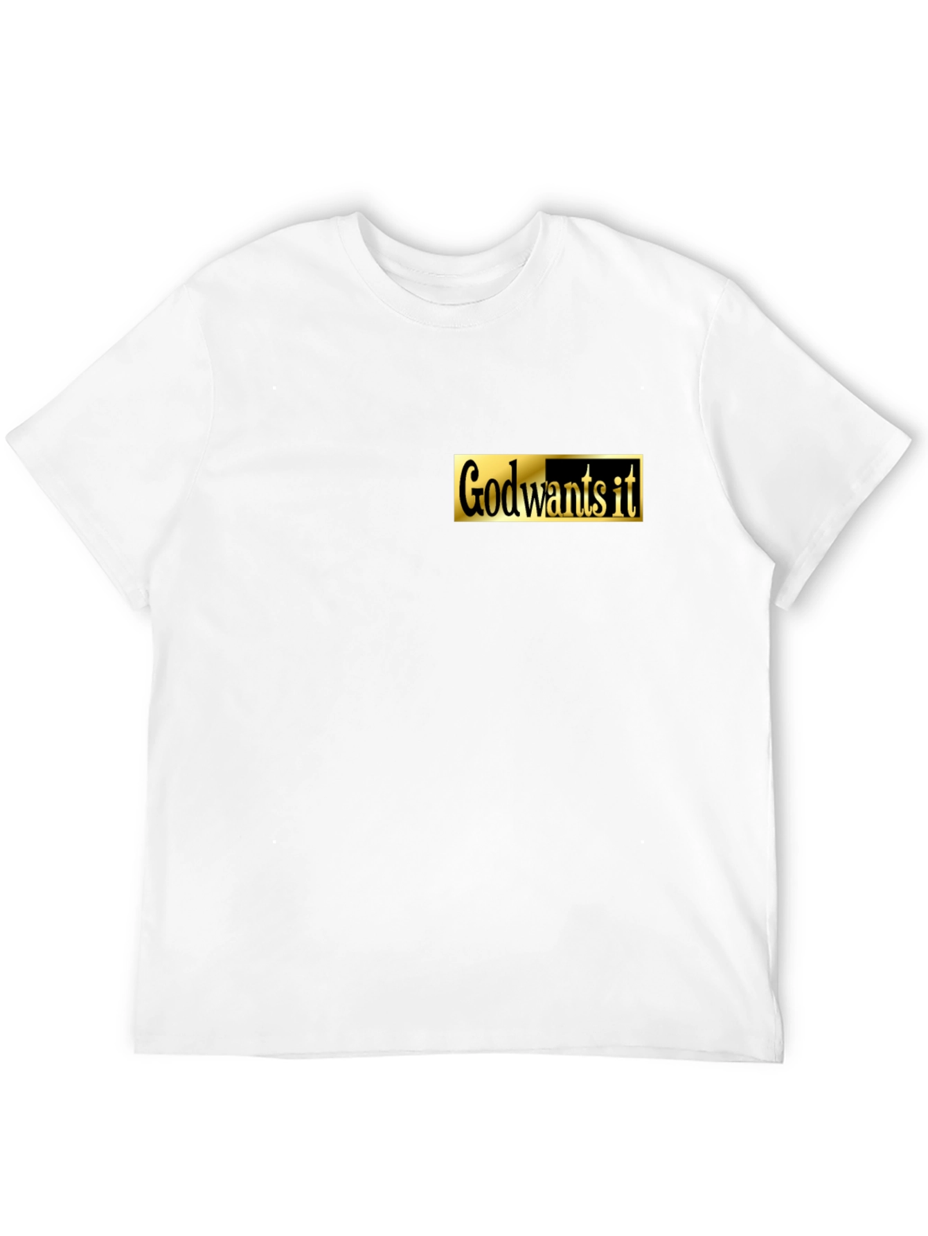 God Wants It Black T-Shirt