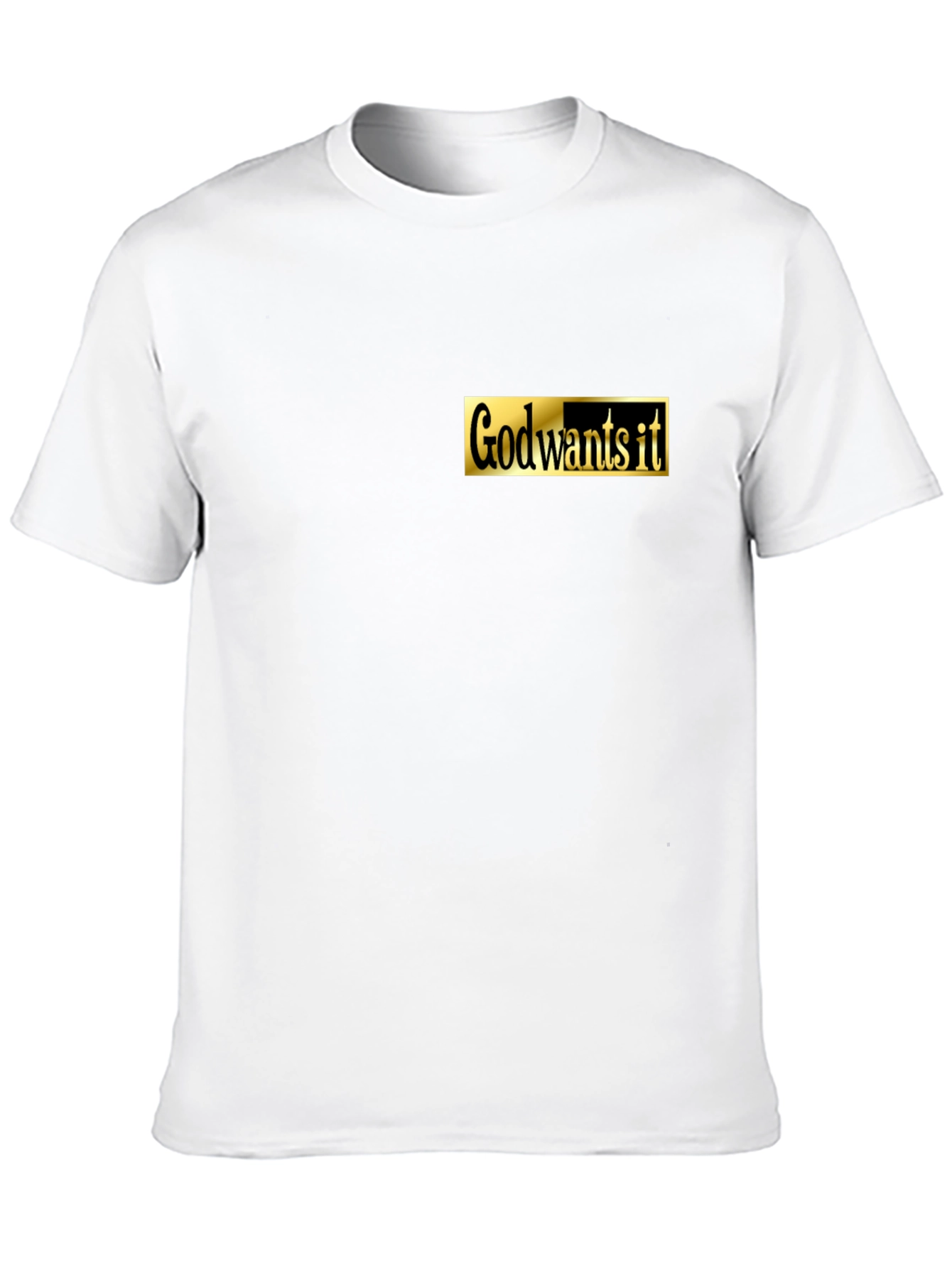 God Wants It Black T-Shirt
