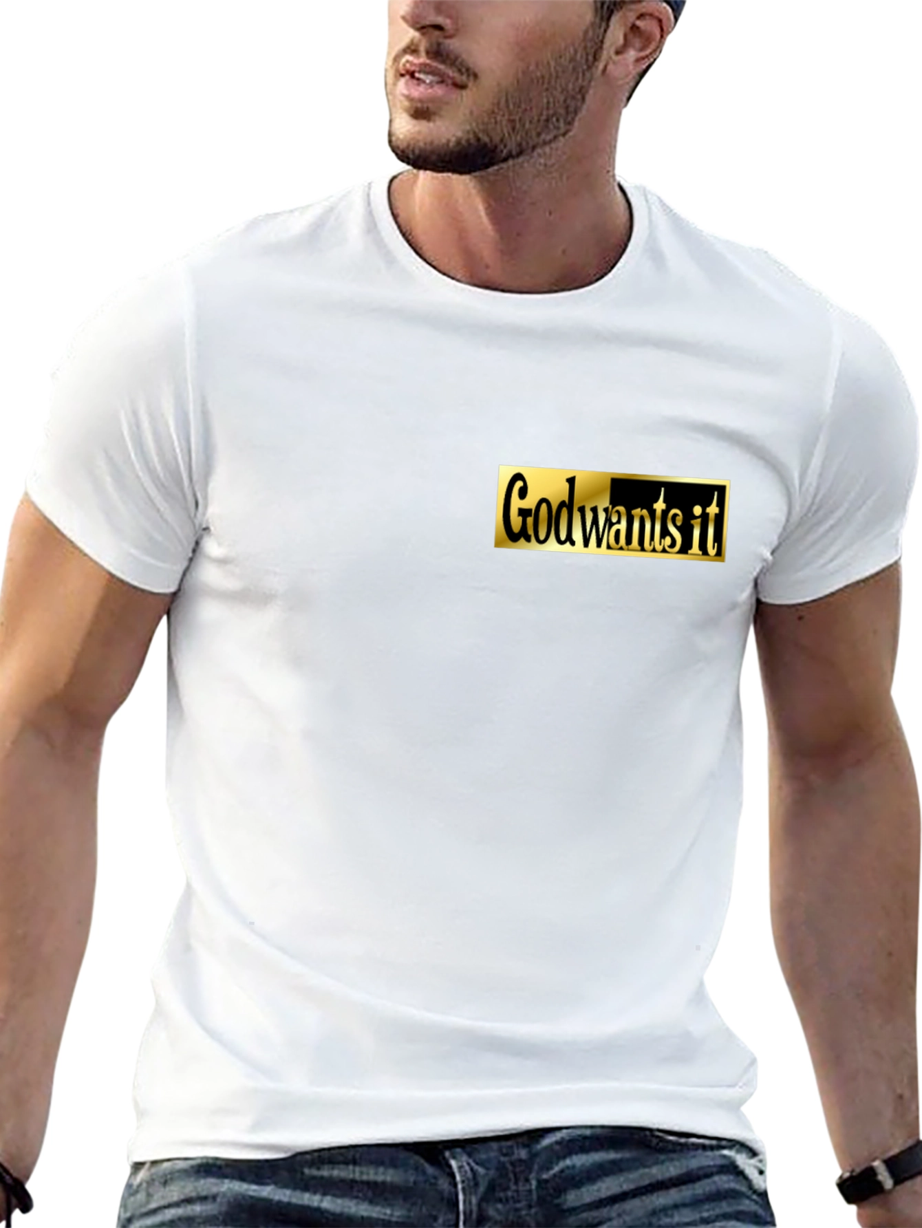 God Wants It Black T-Shirt