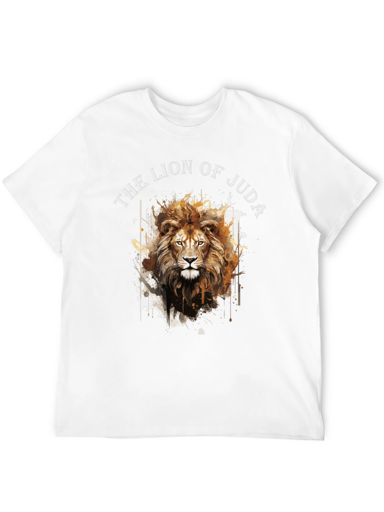 Lion of Judah Graphic Tee - Black Cotton Blend