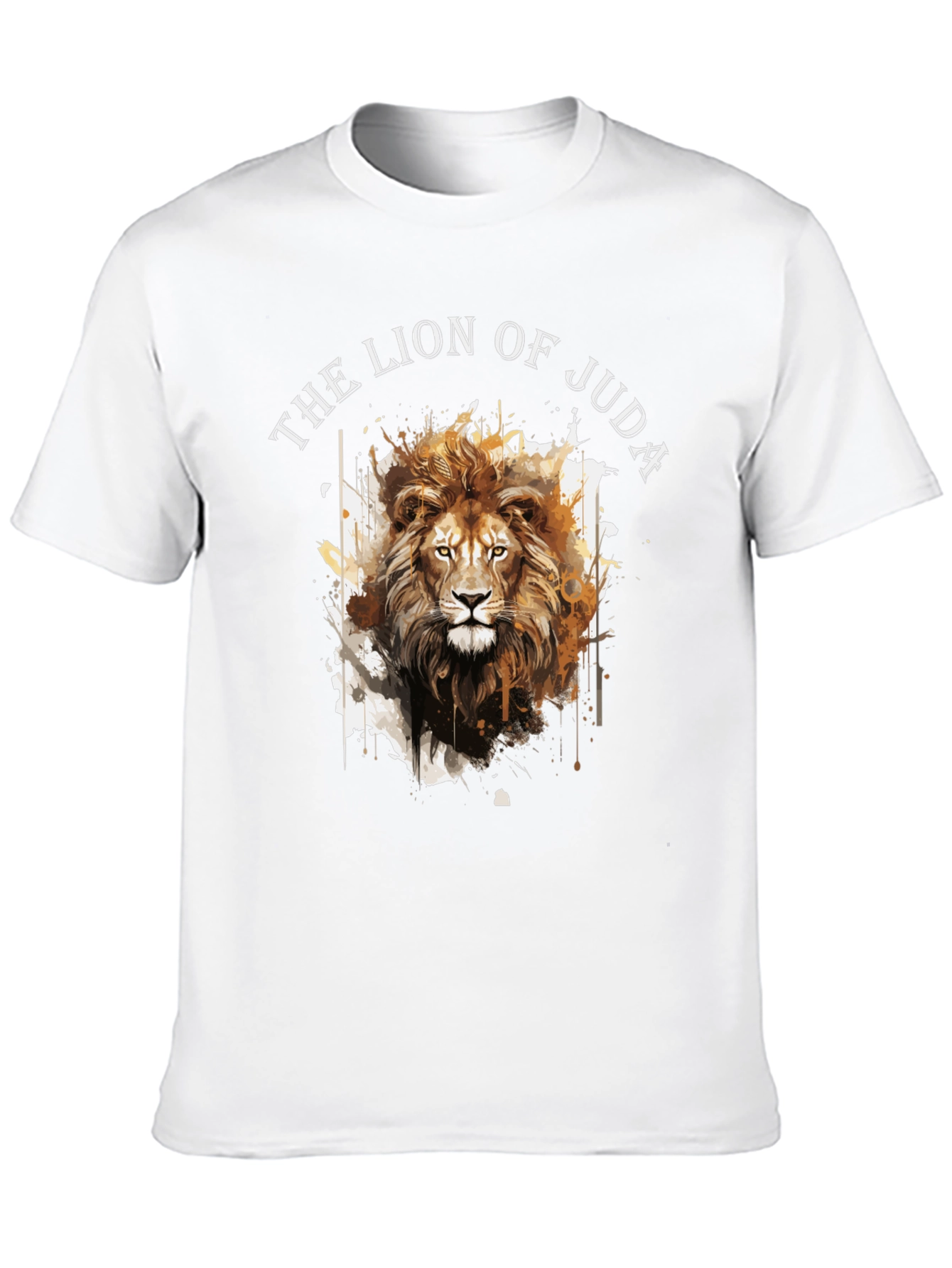 Lion of Judah Graphic Tee - Black Cotton Blend