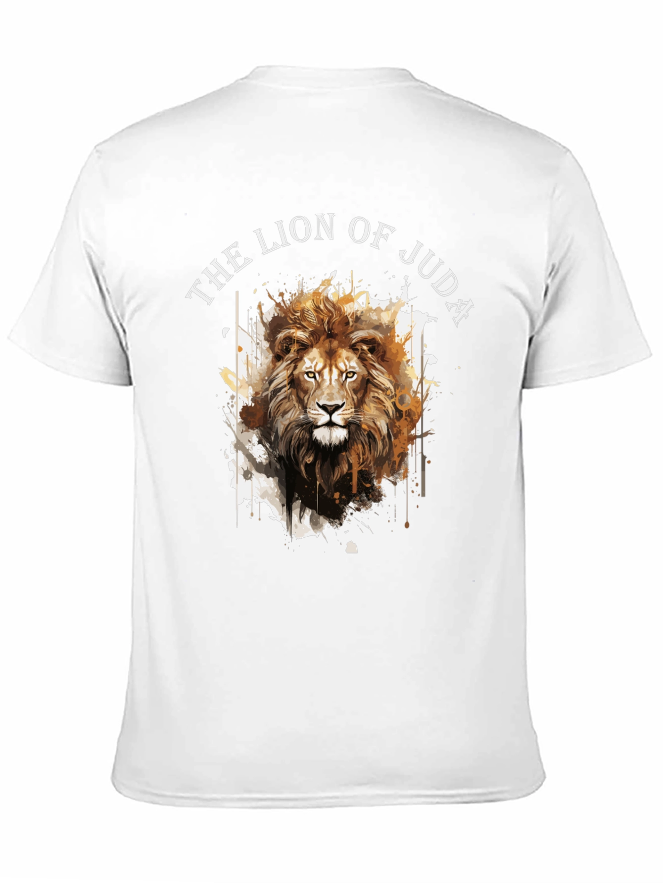 Lion of Judah Graphic Tee - Black Cotton Blend
